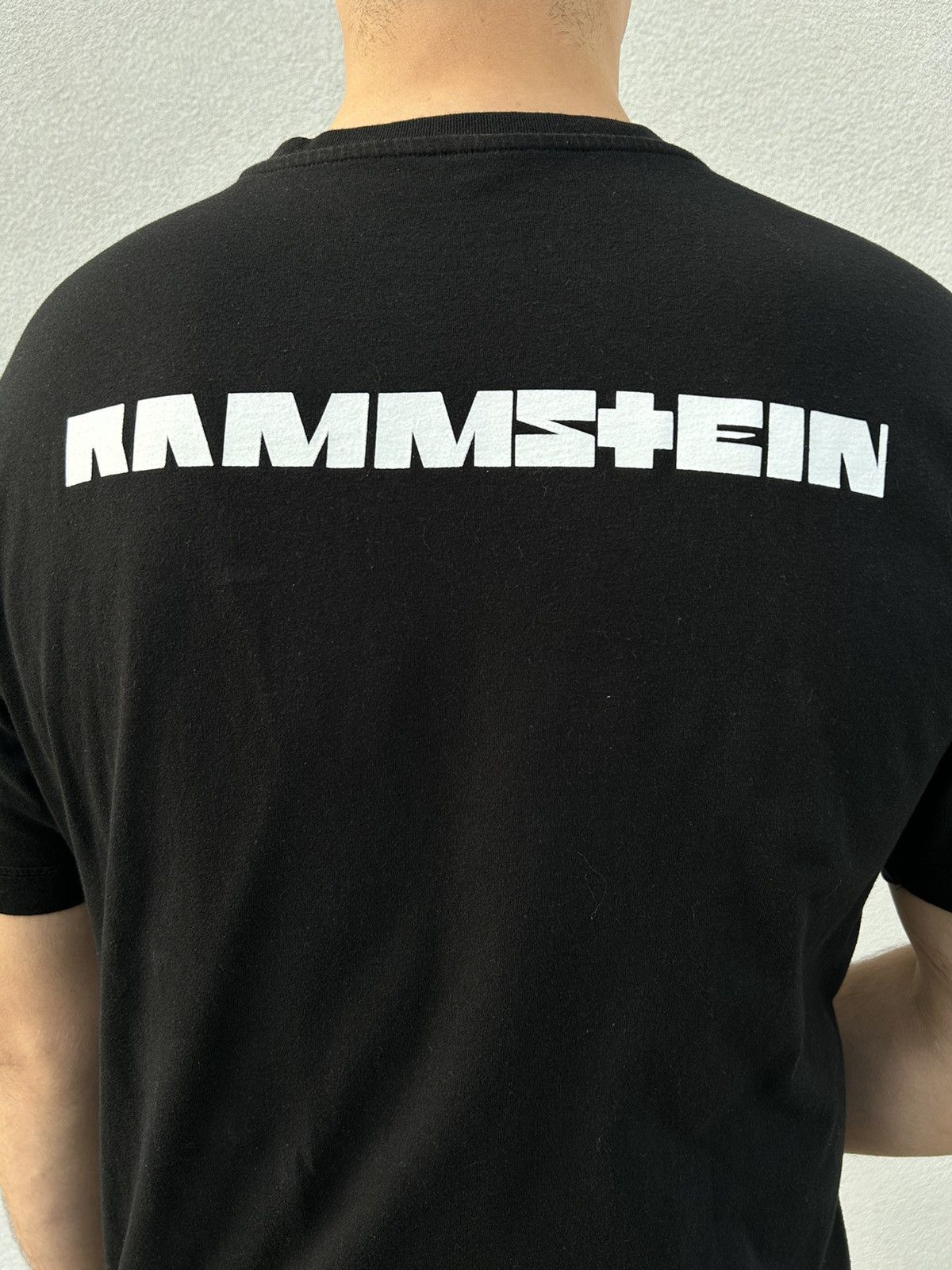 Band Tees × Vintage Vintage Rammstein T-Shirt In Black Size US XXL / EU 58 / 5 - 6 Thumbnail