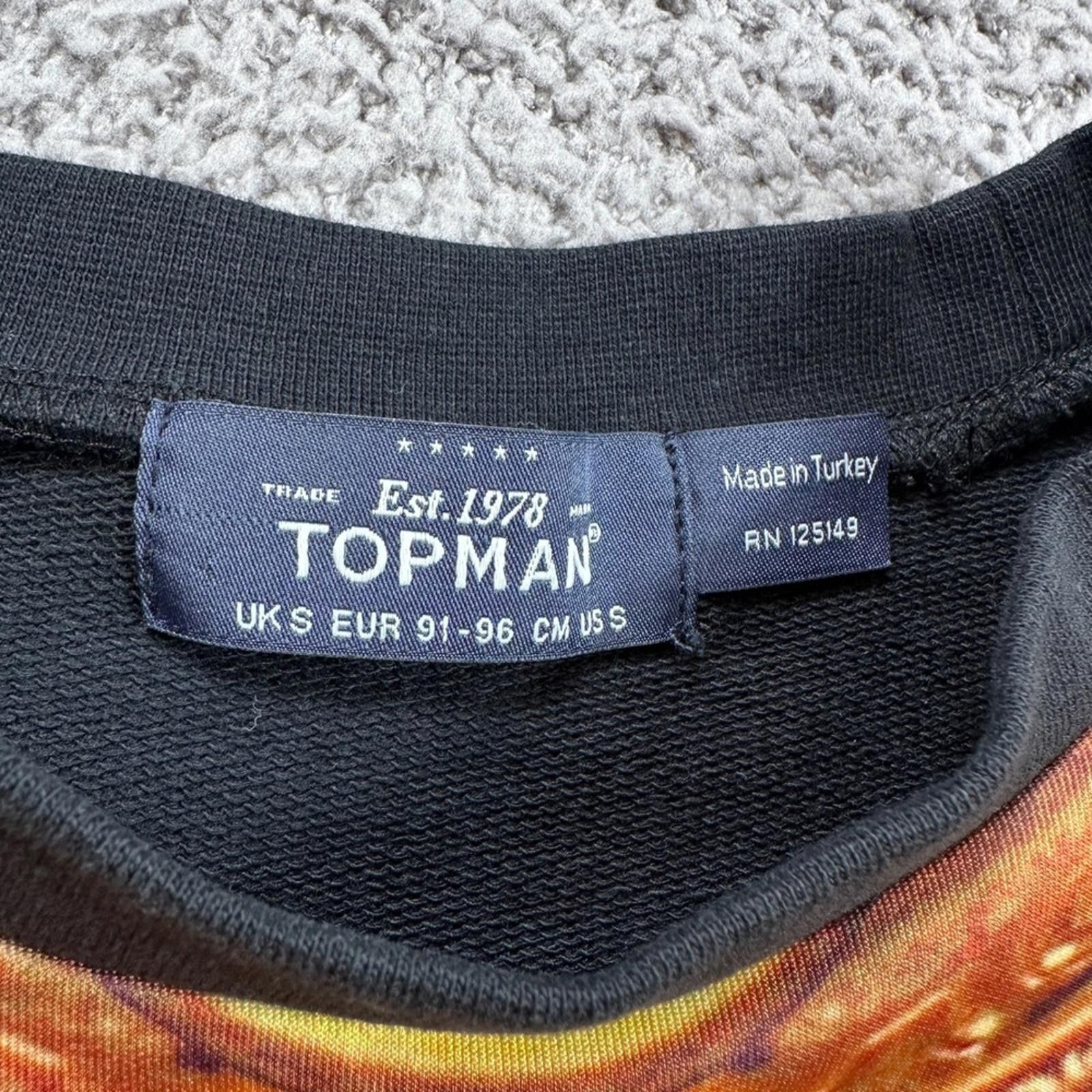 Topman Topman Baroque Cherub Art Print Sweatshirt Mens S Topshop Size US S / EU 44-46 / 1 - 4 Thumbnail