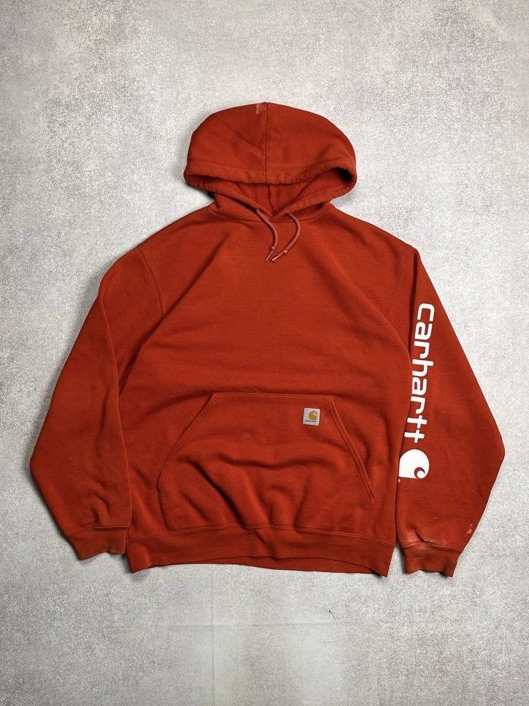 Carhartt Vintage Carhartt Distressed Boxy Hoodie Y2K XL Size US L / EU 52-54 / 3 - 3 Thumbnail