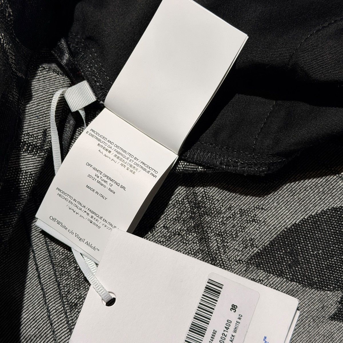 Off-White $770 Xray jacquard denim jorts Size US 38 / EU 54 - 6 Thumbnail