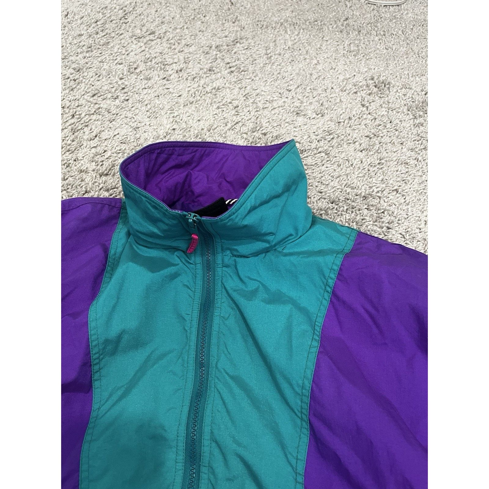 Helly Hansen Vtg Helly Hansen Anorak Jacket 90s Purple Teal L Hong Kong Size US L / EU 52-54 / 3 - 13 Thumbnail