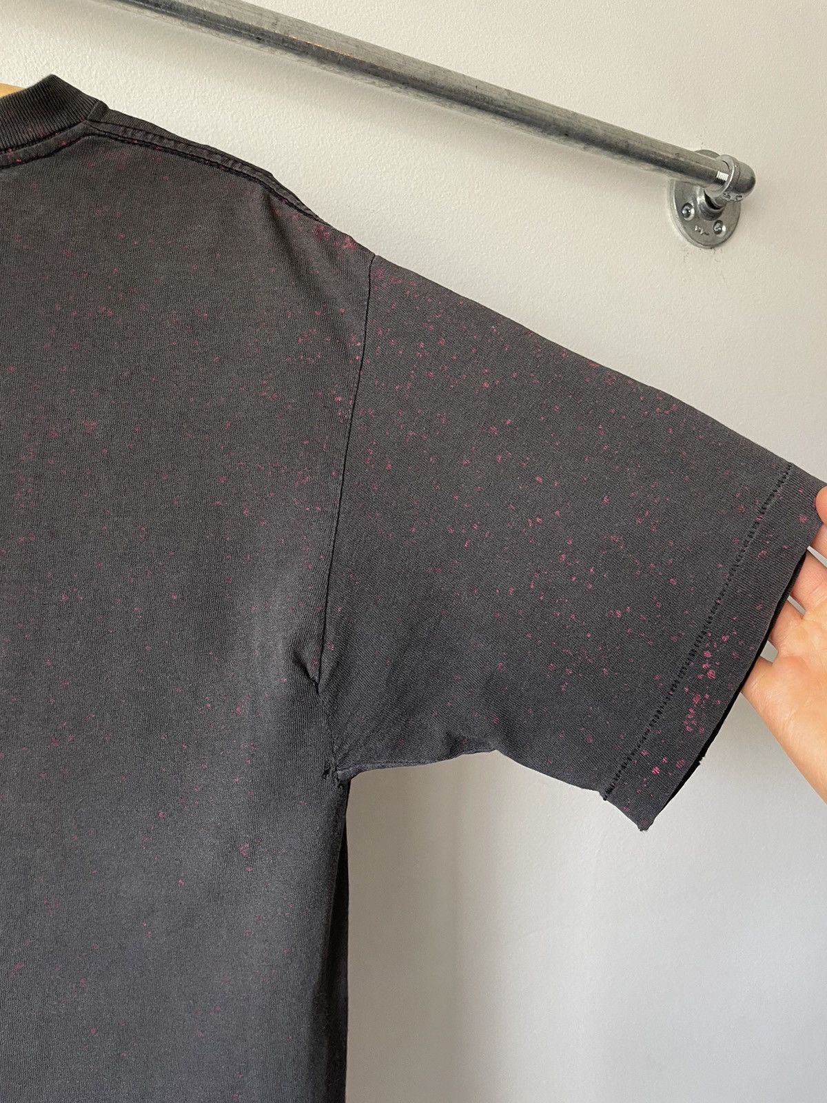 Vintage Vintage Faded 90s Pixel Flower Splattered tee Size US XL / EU 56 / 4 - 18 Thumbnail