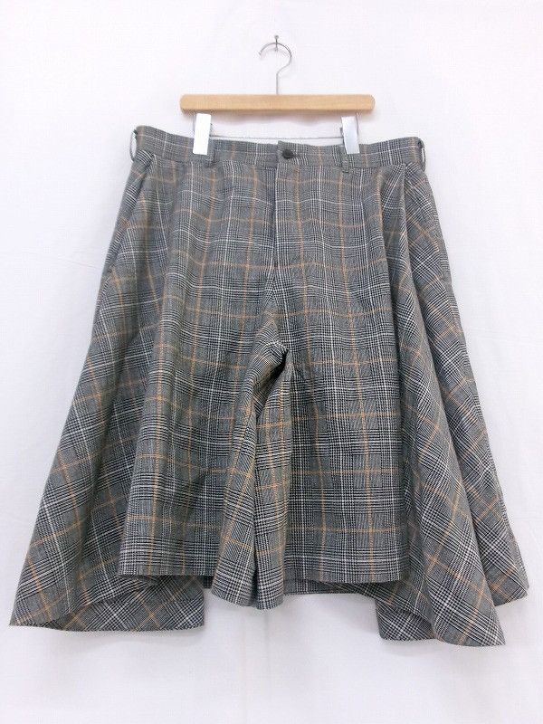 Comme des Garcons Homme Plus Comme Des Garcons Homme Plus Check Skirt Shorts PK-P011 Size US 33 - 2 Thumbnail
