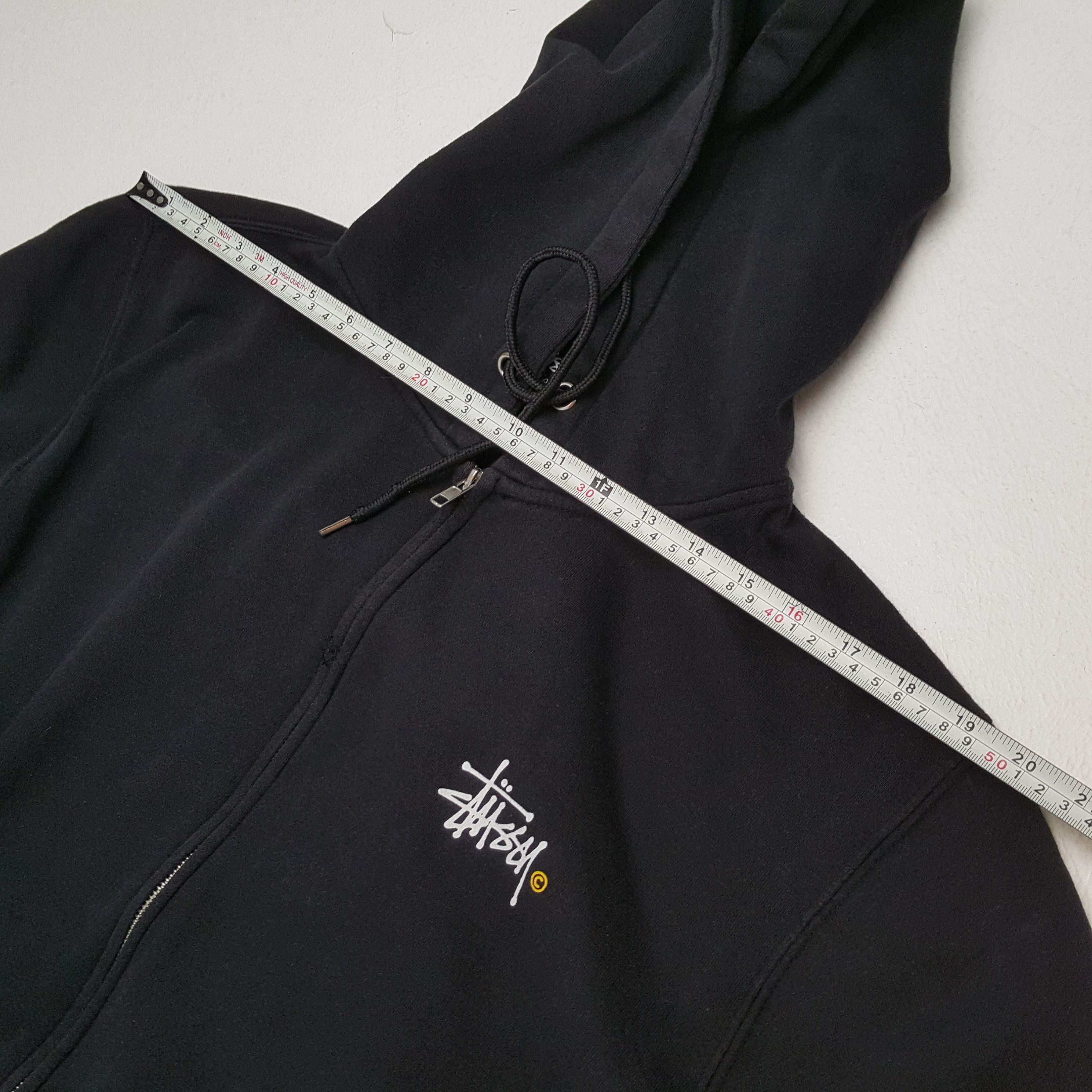 Stussy × Vintage STUSSY Streetwear Style Big Logo Design Zipper Hoodies Size US L / EU 52-54 / 3 - 5 Thumbnail