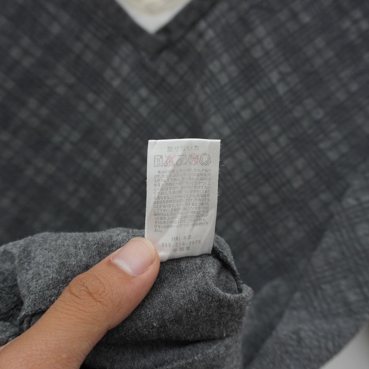 Japanese Brand Vintage Notabene Plaid Check Tee Japanese Layered Size US M / EU 48-50 / 2 - 7 Thumbnail