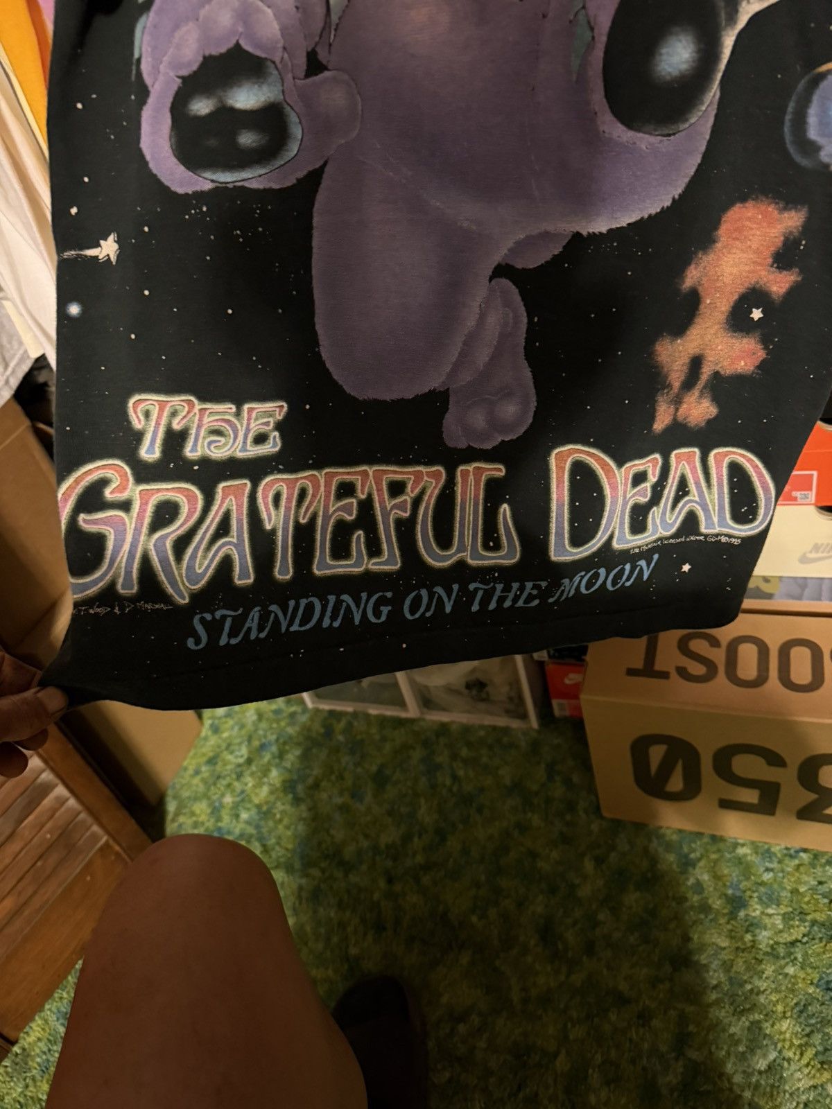 Fruit Of The Loom Grateful dead standing on the moon Size US L / EU 52-54 / 3 - 5 Thumbnail