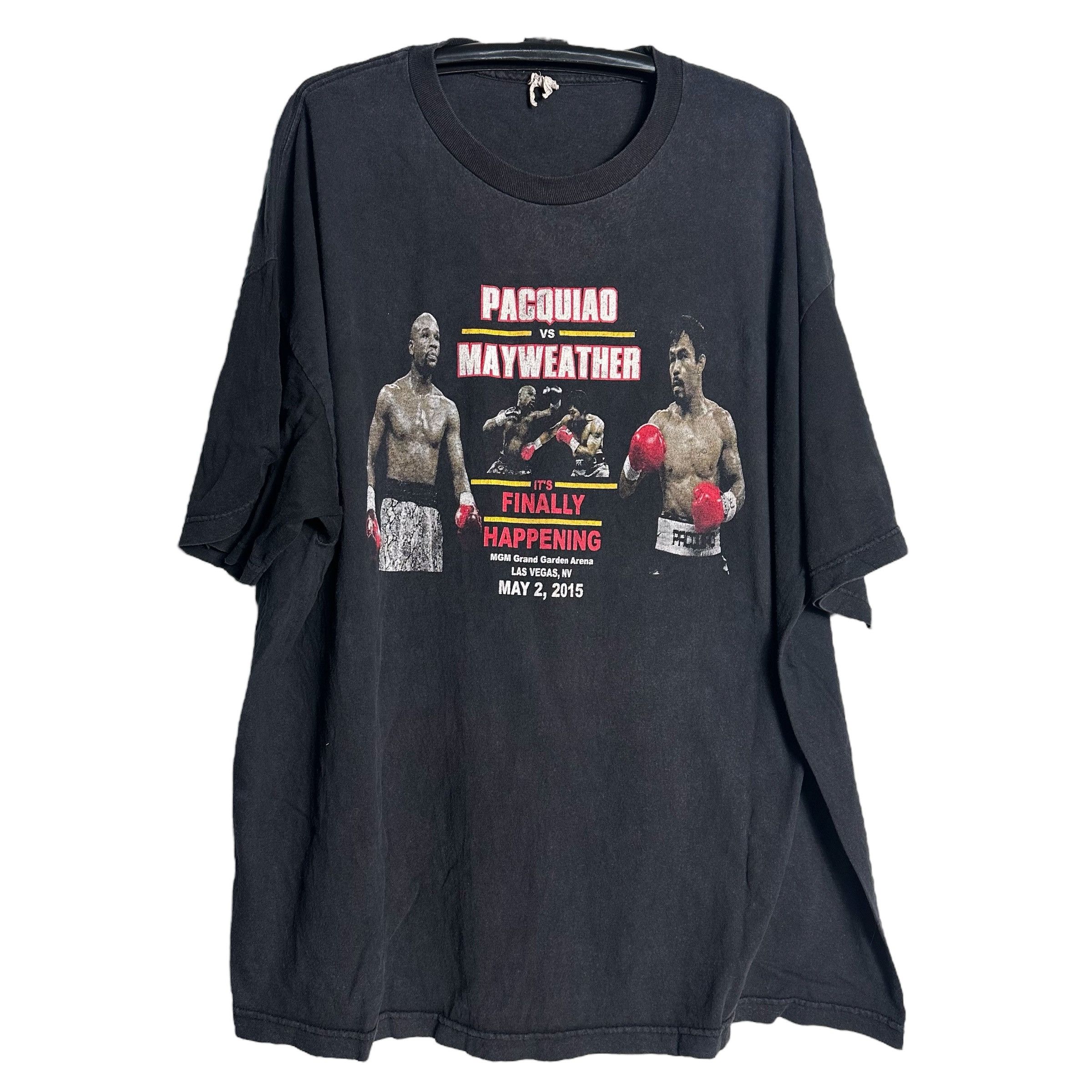 Alstyle 🔥RARE🔥Pacquiao vs Mayweather MGM Grand Promo T-shirt Size US L / EU 52-54 / 3 - 1 Thumbnail