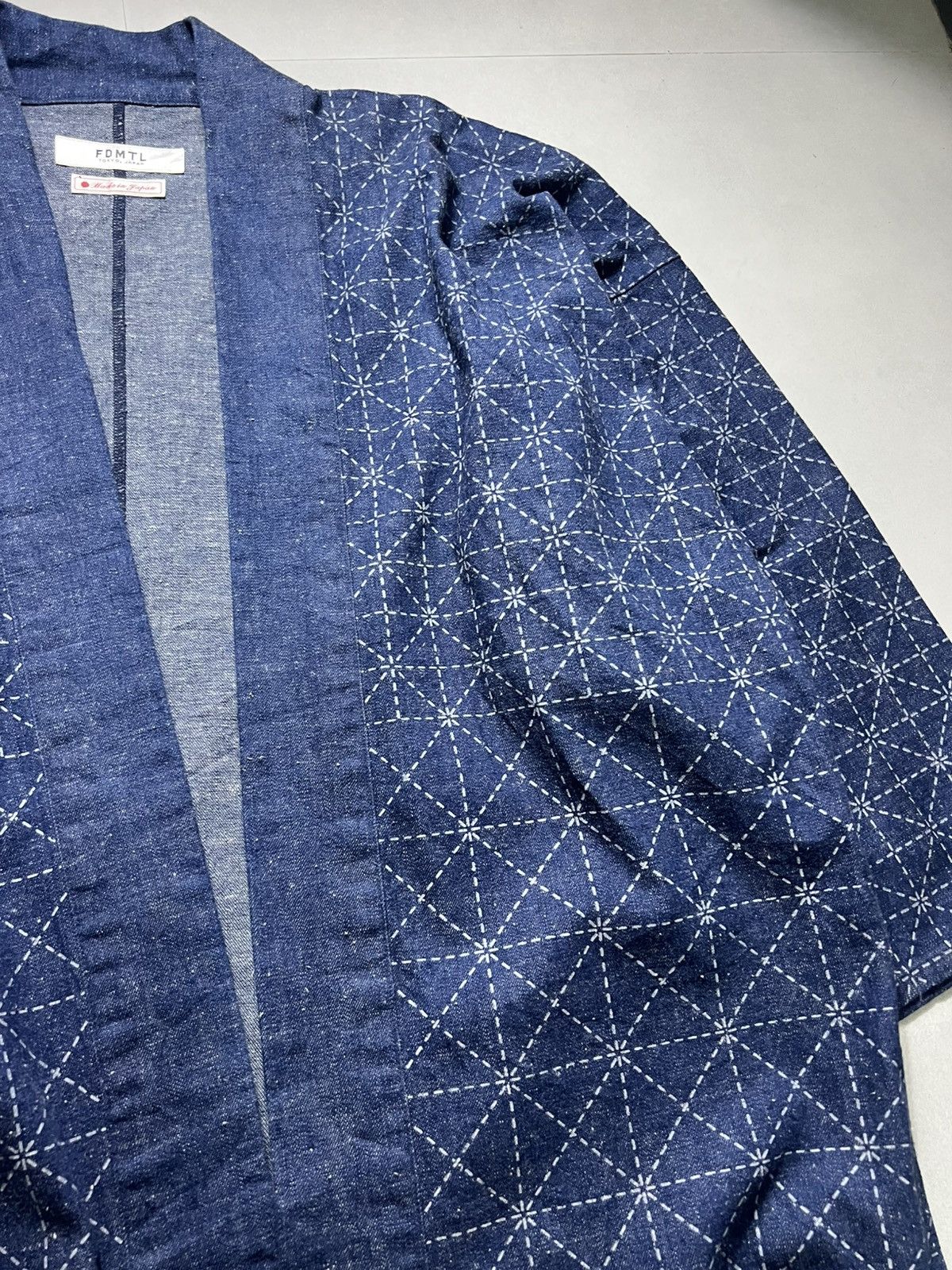 FDMTL FDTML - Indigo Dyed Kimono Size US M / EU 48-50 / 2 - 6 Thumbnail
