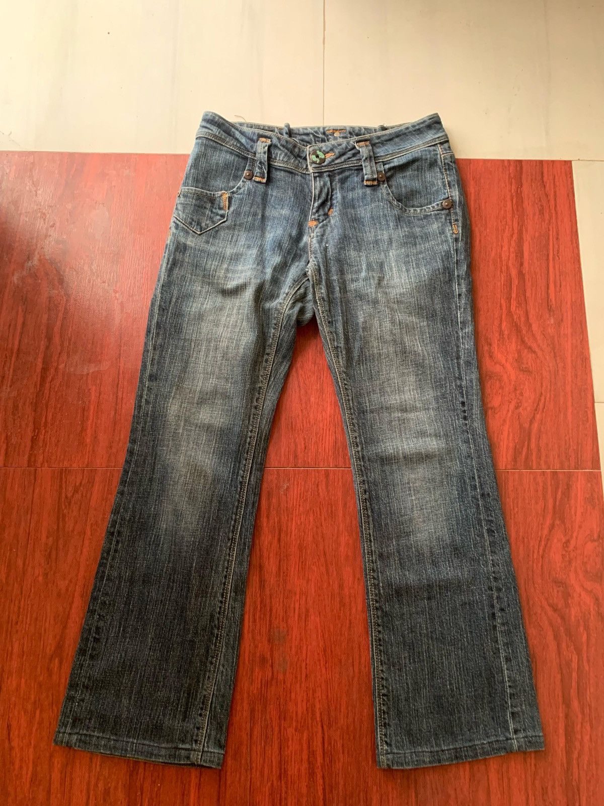 Lee Lee Riders Japan slim straight blue denim Size US 32 / EU 48 - 3 Thumbnail