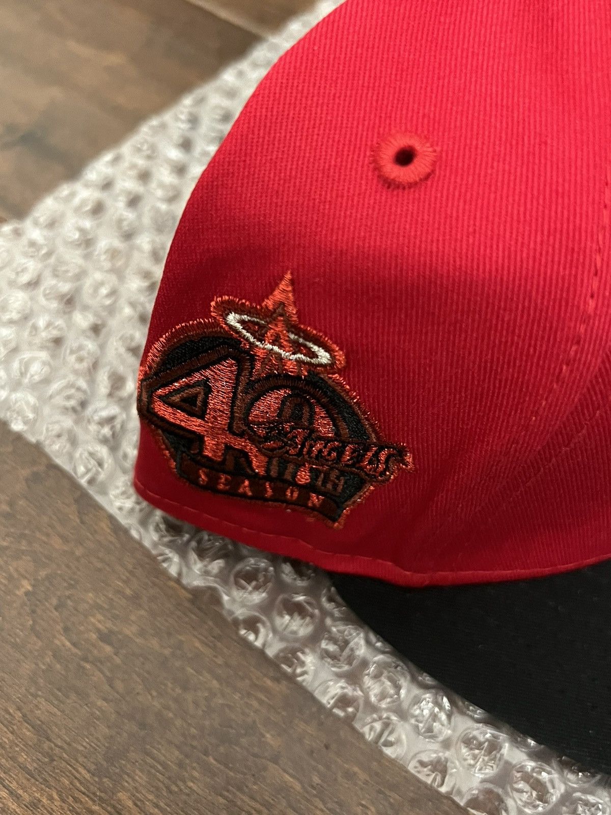 Hat Club 7 1/4 Hat Club Angels Patent Pack 40th Annoversary Patch New Size ONE SIZE - 3 Thumbnail