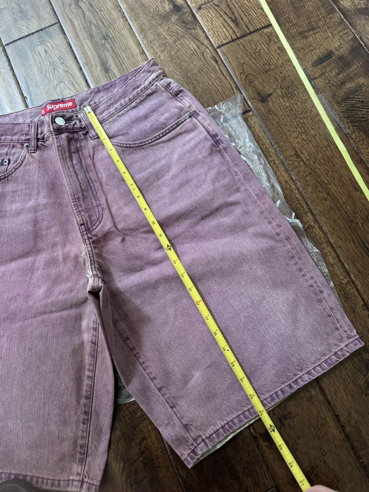 Supreme Supreme Baggy Denim Shorts Overdyed Purple Size US 32 / EU 48 - 4 Thumbnail