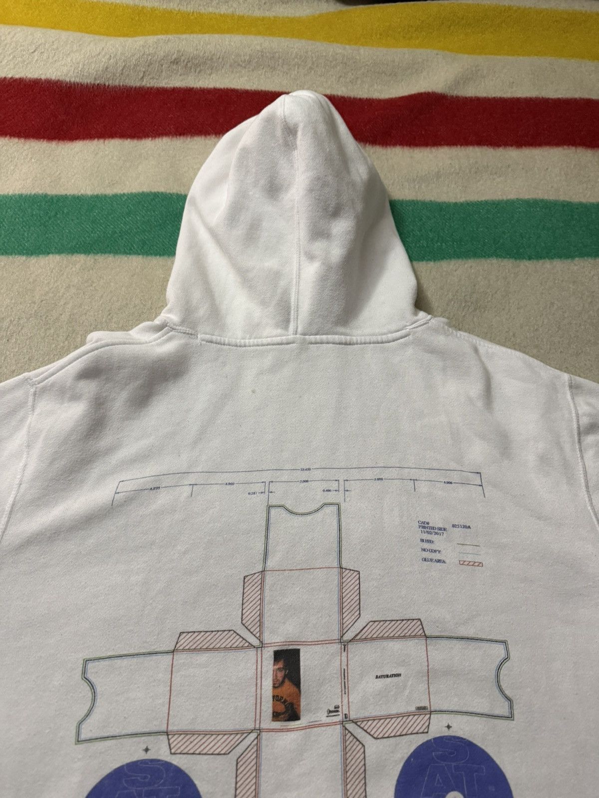 Brockhampton Saturation Paint Hoodie Large Kevin Abstract