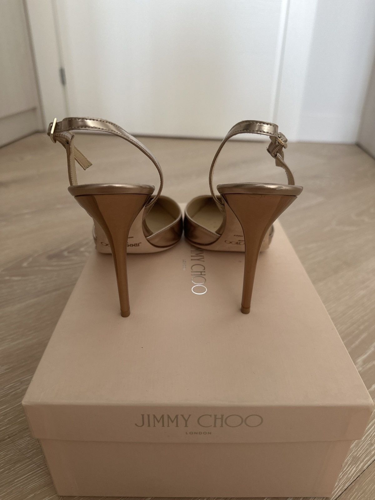 Jimmy Choo Jimmy Choo gold heels Size US 8 / IT 38 - 7 Thumbnail