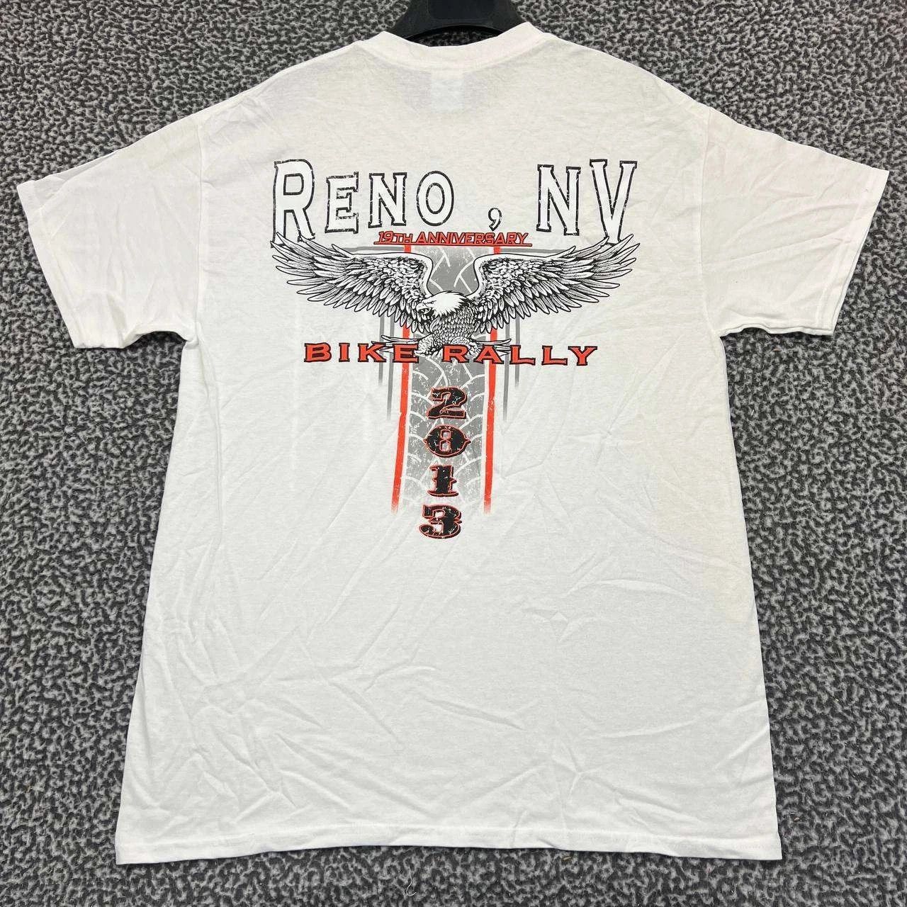 Other Vintage Reno Bike Rally Shirt Men L Short Sleeve Deadstock Size US L / EU 52-54 / 3 - 1 Thumbnail