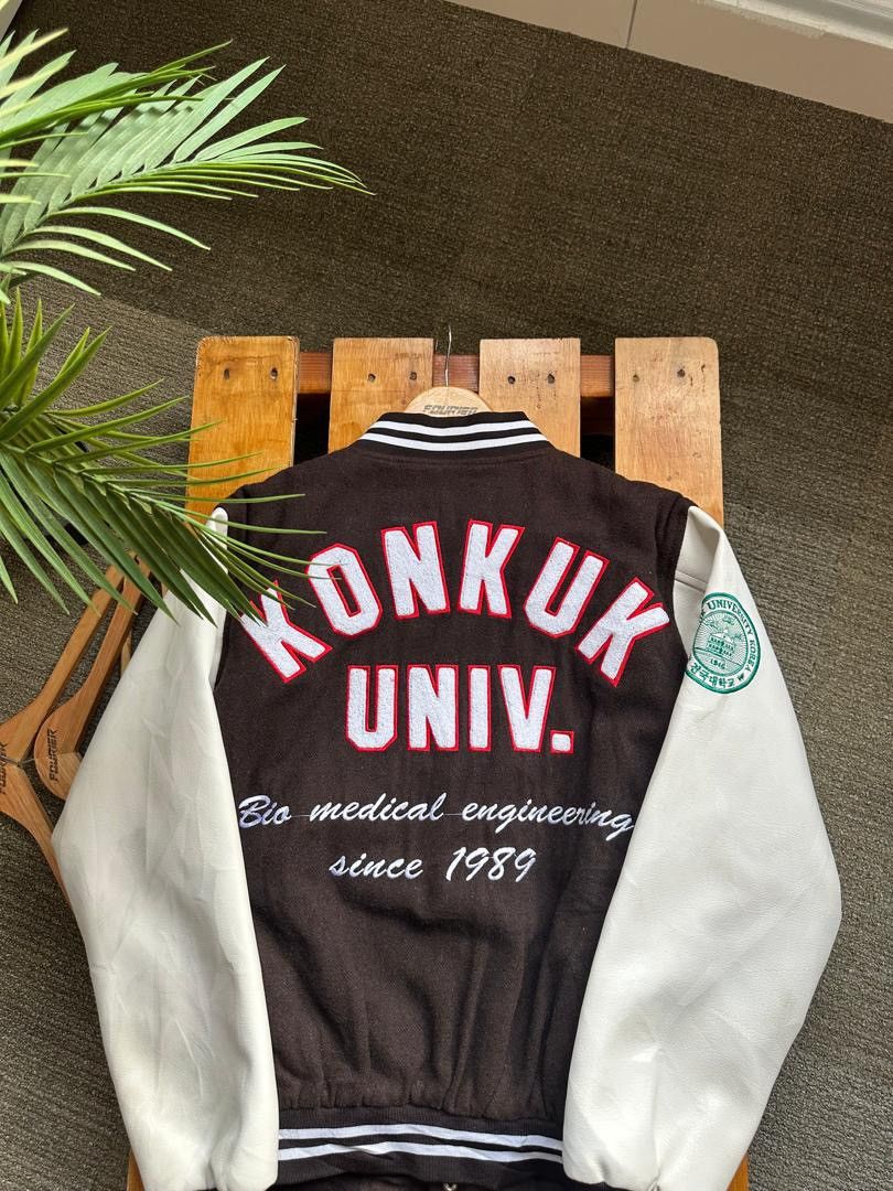 KOREA UNIVERSITY LEATHER VARSITY