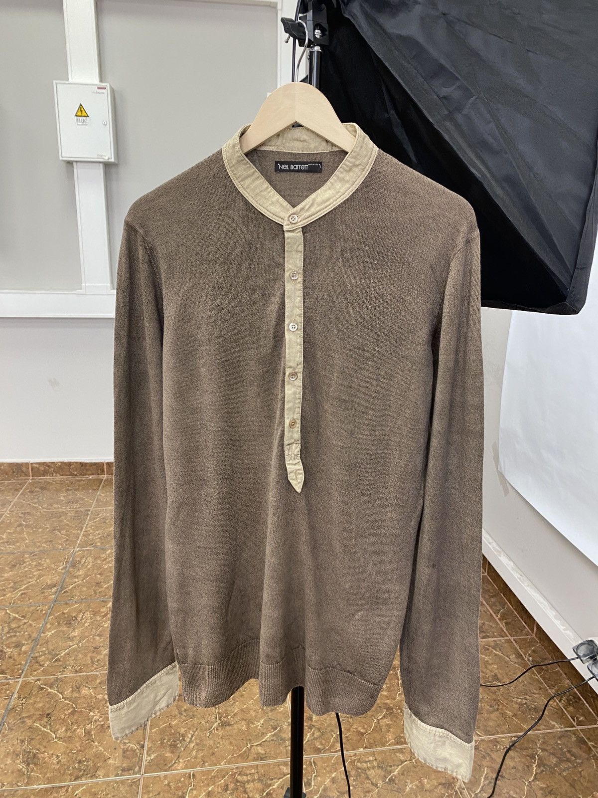 Neil Barrett Neil Barrett Pura Lana Vergine Merino Sweaters Made in Italy Size US L / EU 52-54 / 3 - 1 Thumbnail