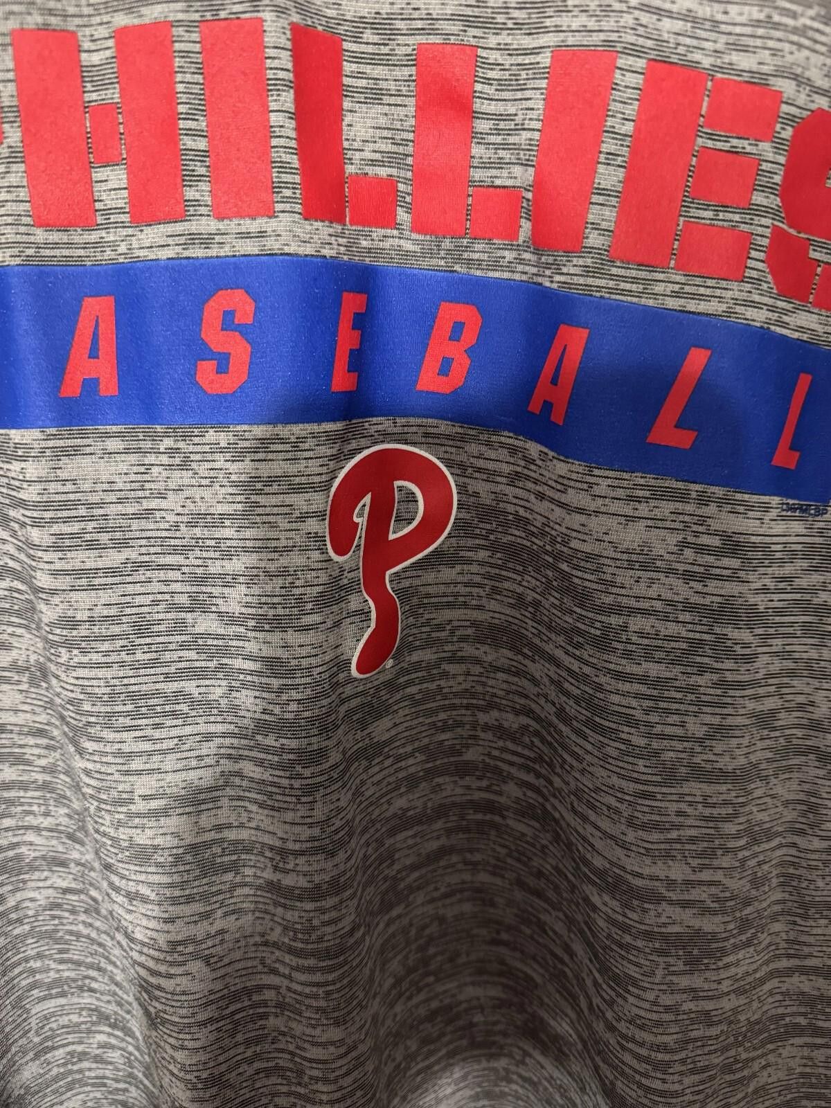 The Unbranded Brand Philadelphia Phillies Tee Gray Men's Size L Size ONE SIZE - 3 Thumbnail