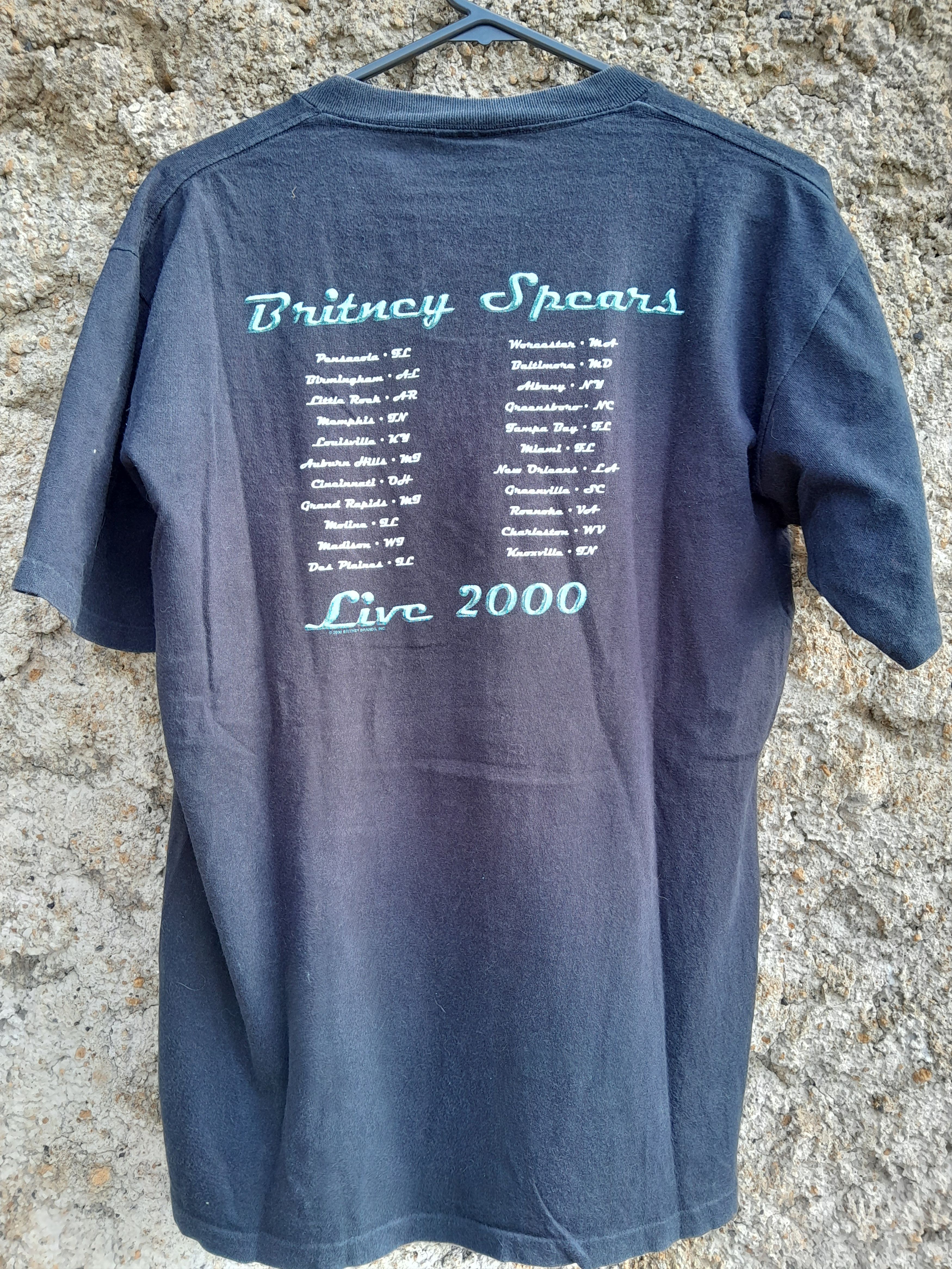 Other Vintage Britney Spears Live 2000 T Shirt Size US M / EU 48-50 / 2 - 3 Thumbnail