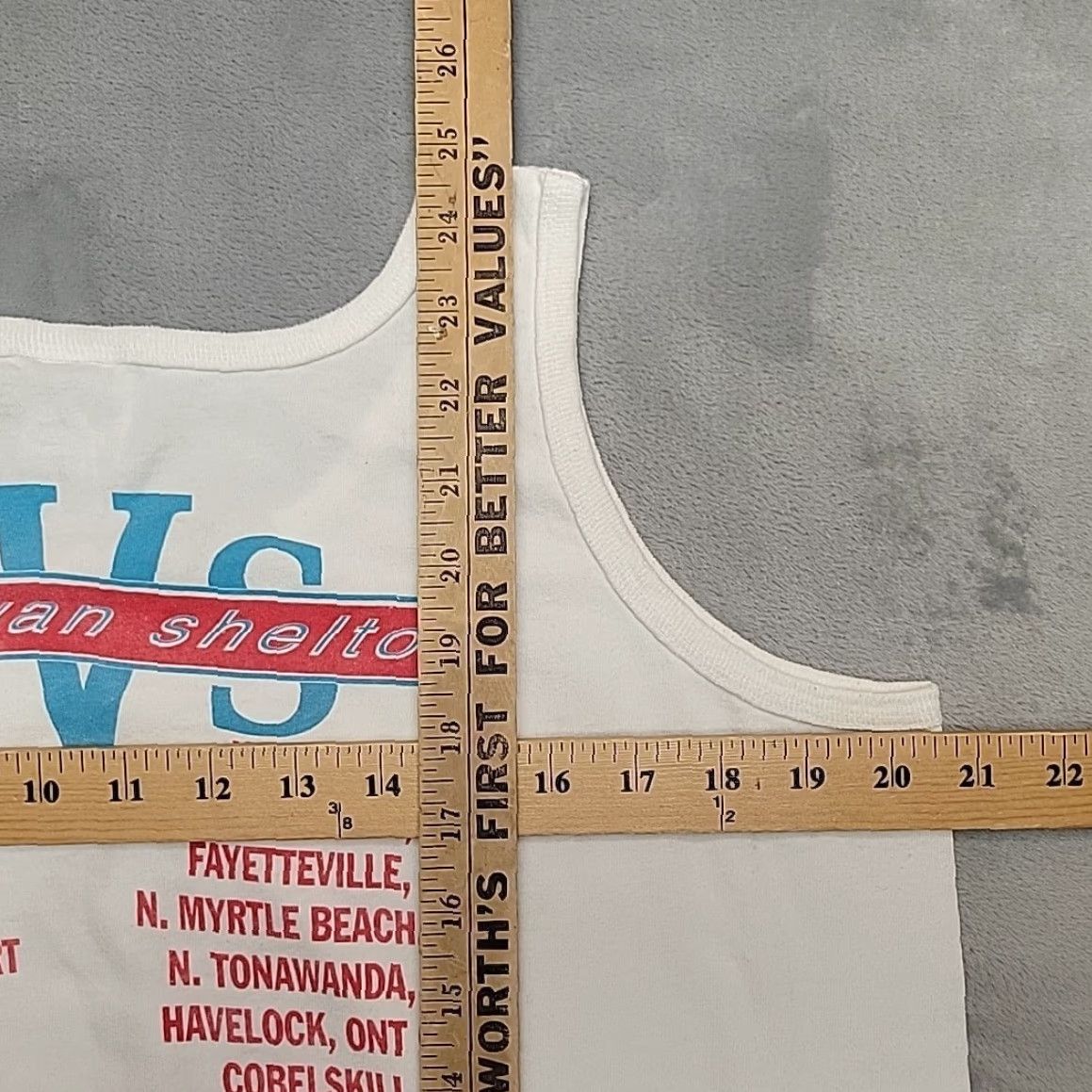 Vintage Ricky Van Shelton Shirt Women L 90s Country Music Single Stitch Made in USA Tank Women L White Cotton Sleeveless Tank Vintage Shirt Mens Girls? Size L / US 10 / IT 46 - 7 Thumbnail