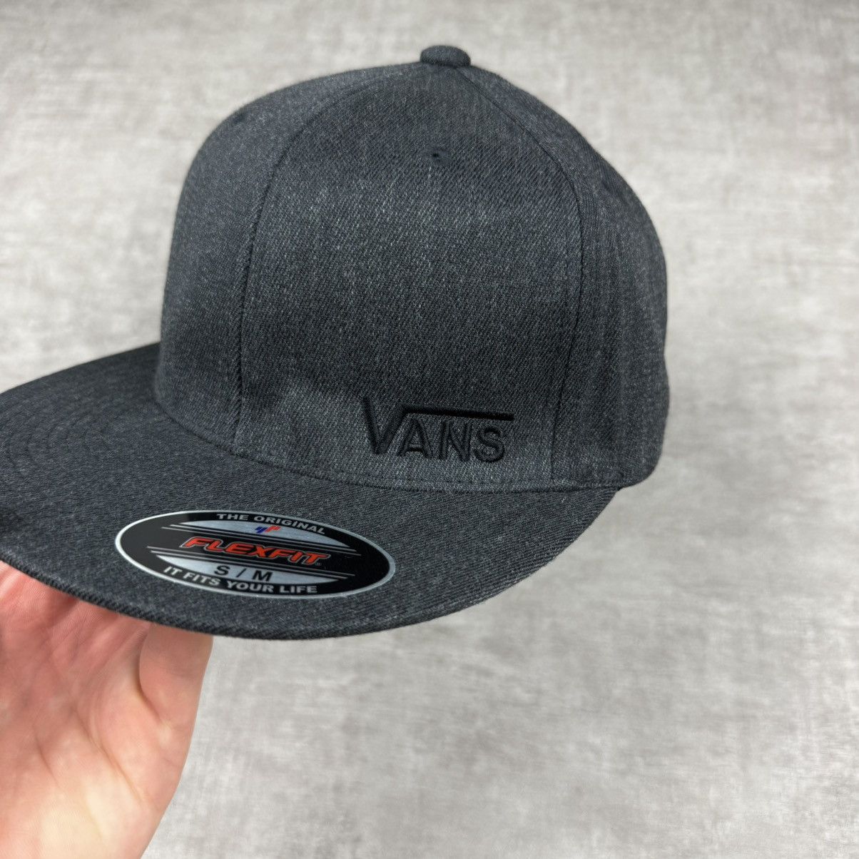 Vans Vans Grey Flexfit Cap Size ONE SIZE - 2 Thumbnail