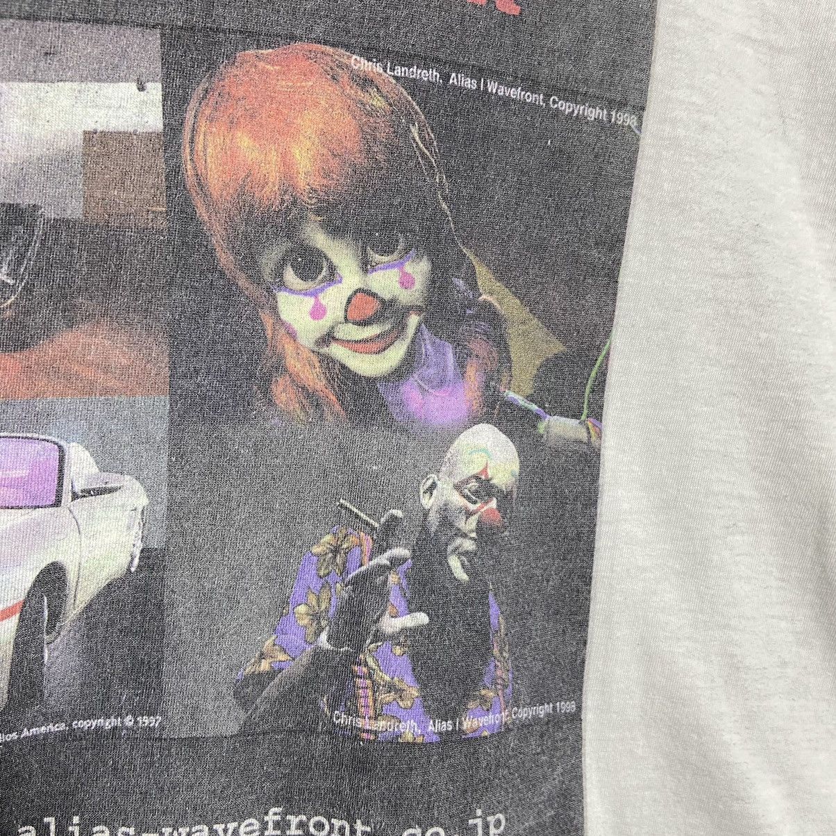 Sony × Vintage Vintage 90s Alias Wavefront Jokers Sony T-Shirt Size US L / EU 52-54 / 3 - 3 Thumbnail