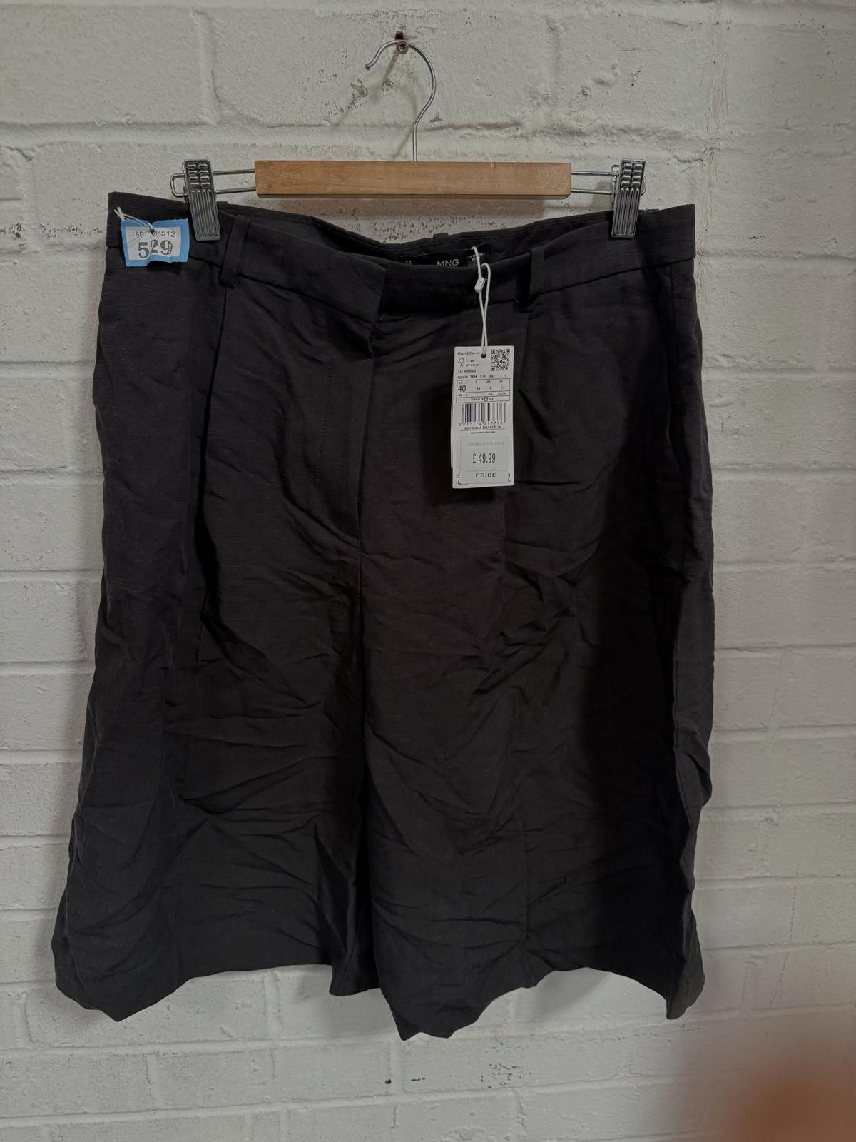 Mango Mango Women's Black Casual Shorts Size 40 Size 32" / US 10 / IT 46 - 1 Thumbnail