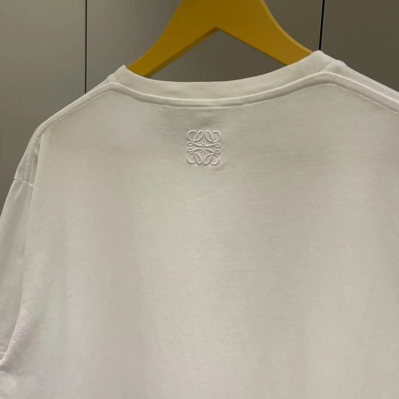 Loewe LOEWE White bubble embroidered Logo short sleeve T-shirt Size S / US 4 / IT 40 - 5 Thumbnail