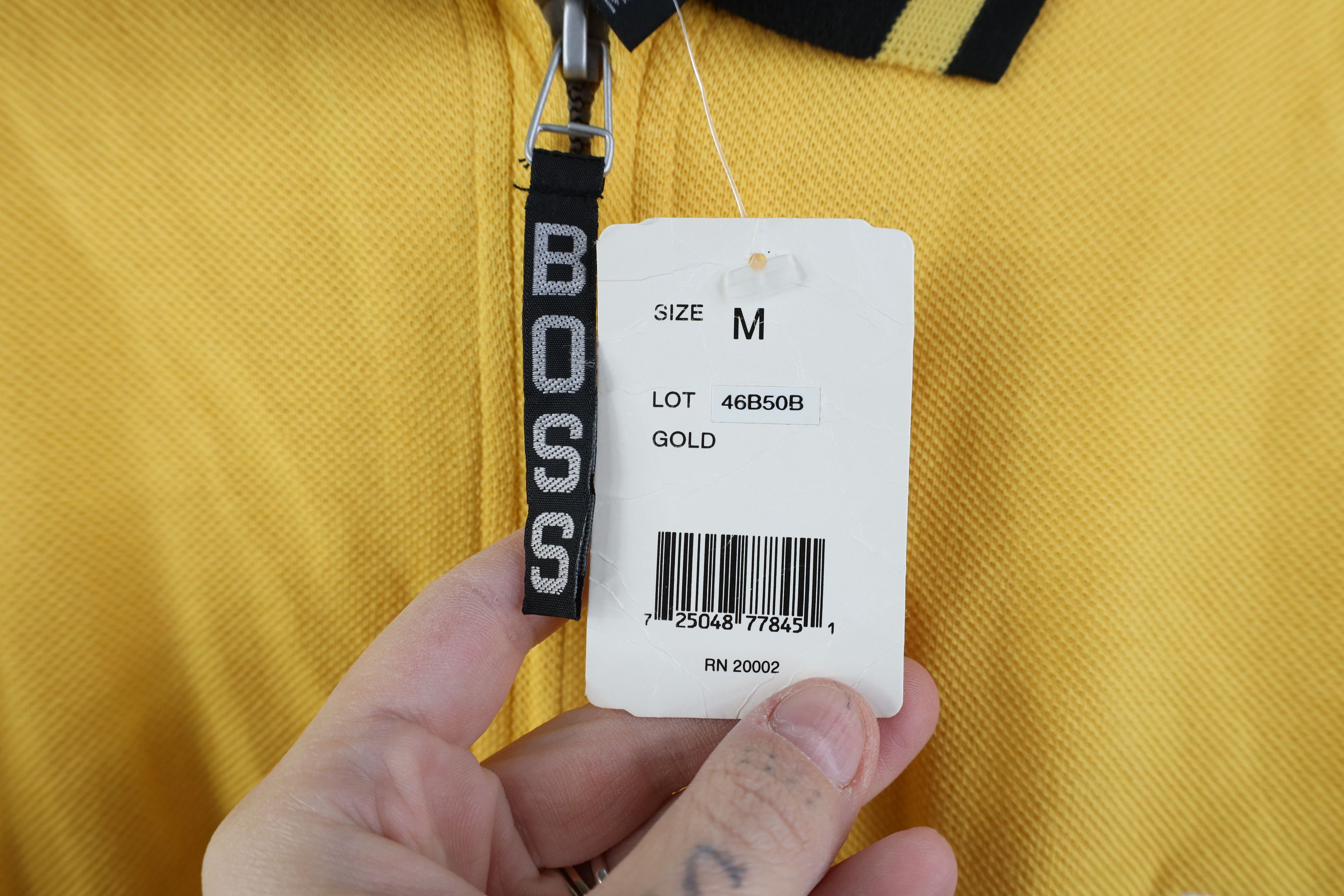 Vintage Deadstock Vintage 90s Y2K Streetwear Boss Half Zip Golf Polo Size US M / EU 48-50 / 2 - 5 Thumbnail