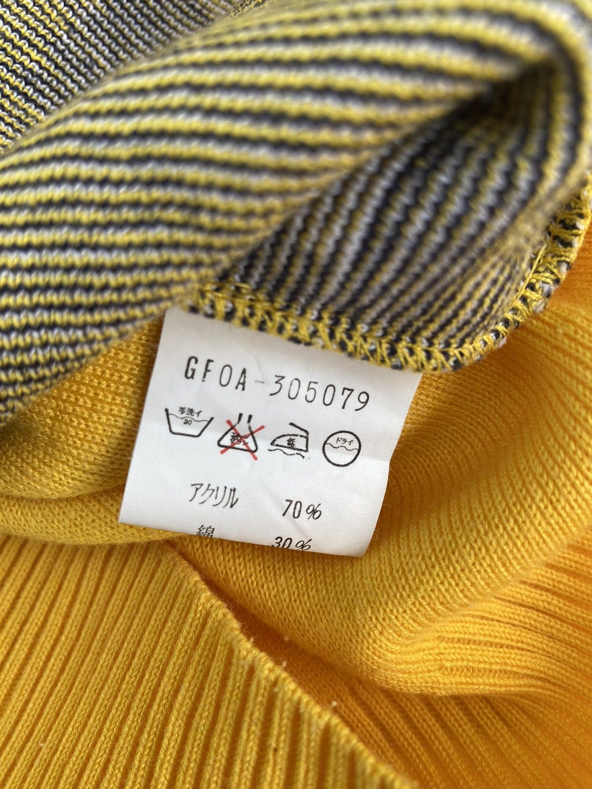 Japanese Brand × Vintage Vtg Ailema Grare Knitwear Yellow Size US S / EU 44-46 / 1 - 9 Thumbnail