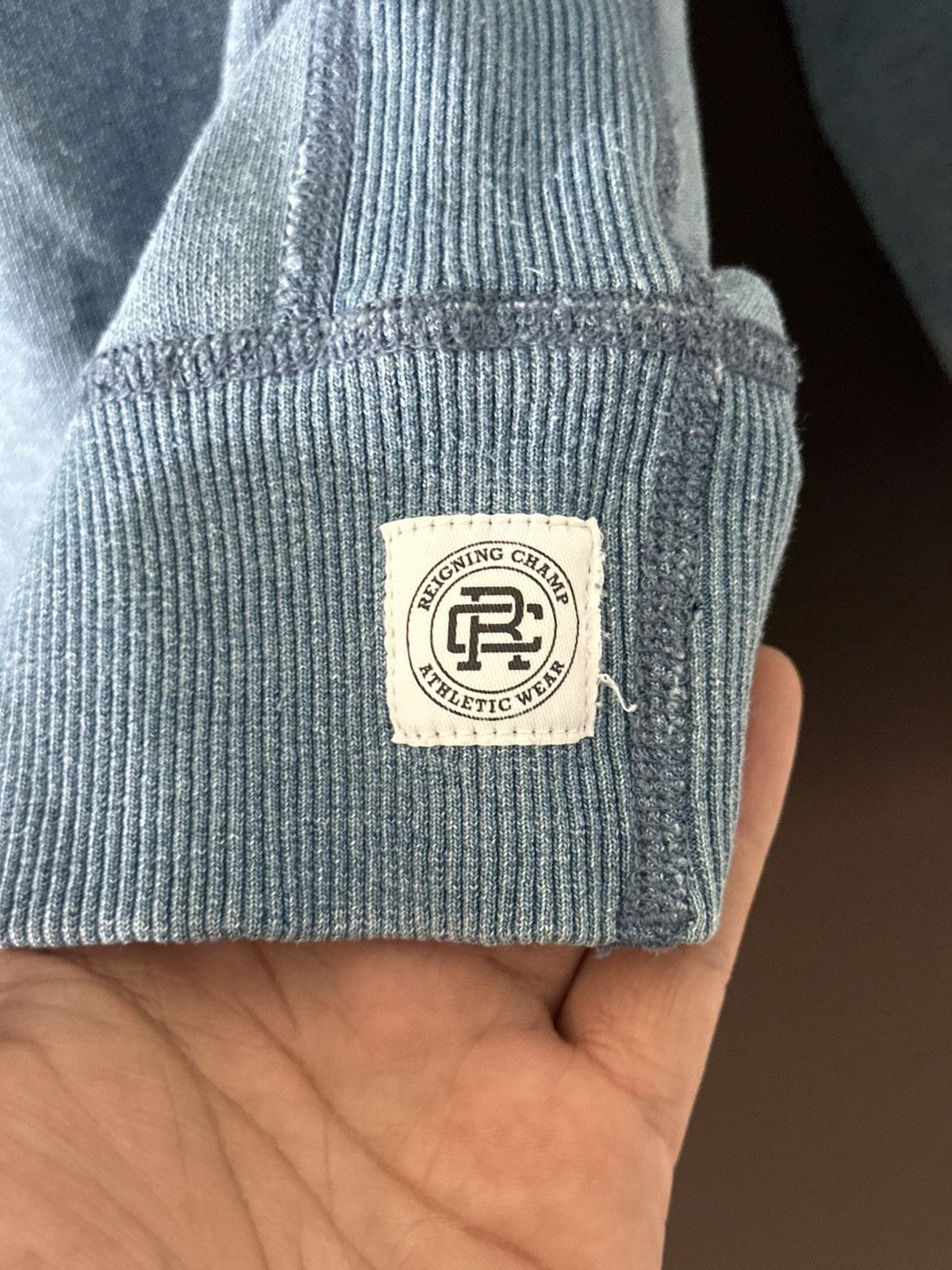Reigning Champ Reigning Champ Blue Wash Sweatshirt Size US M / EU 48-50 / 2 - 5 Thumbnail
