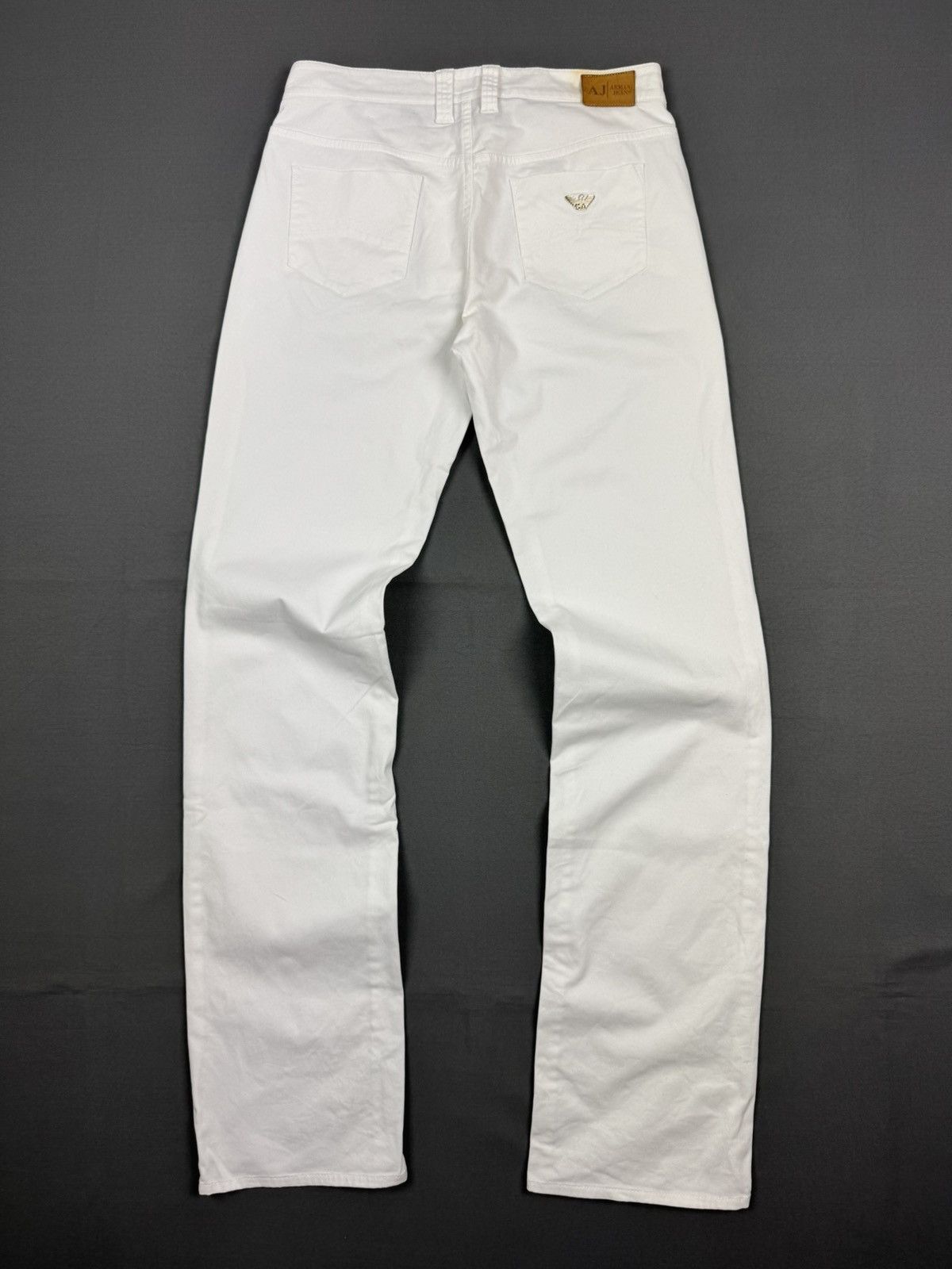 Armani Y2K Vintage Armani Jeans Basic White Women’s Pants Size 30" / US 8 / IT 44 - 10 Thumbnail
