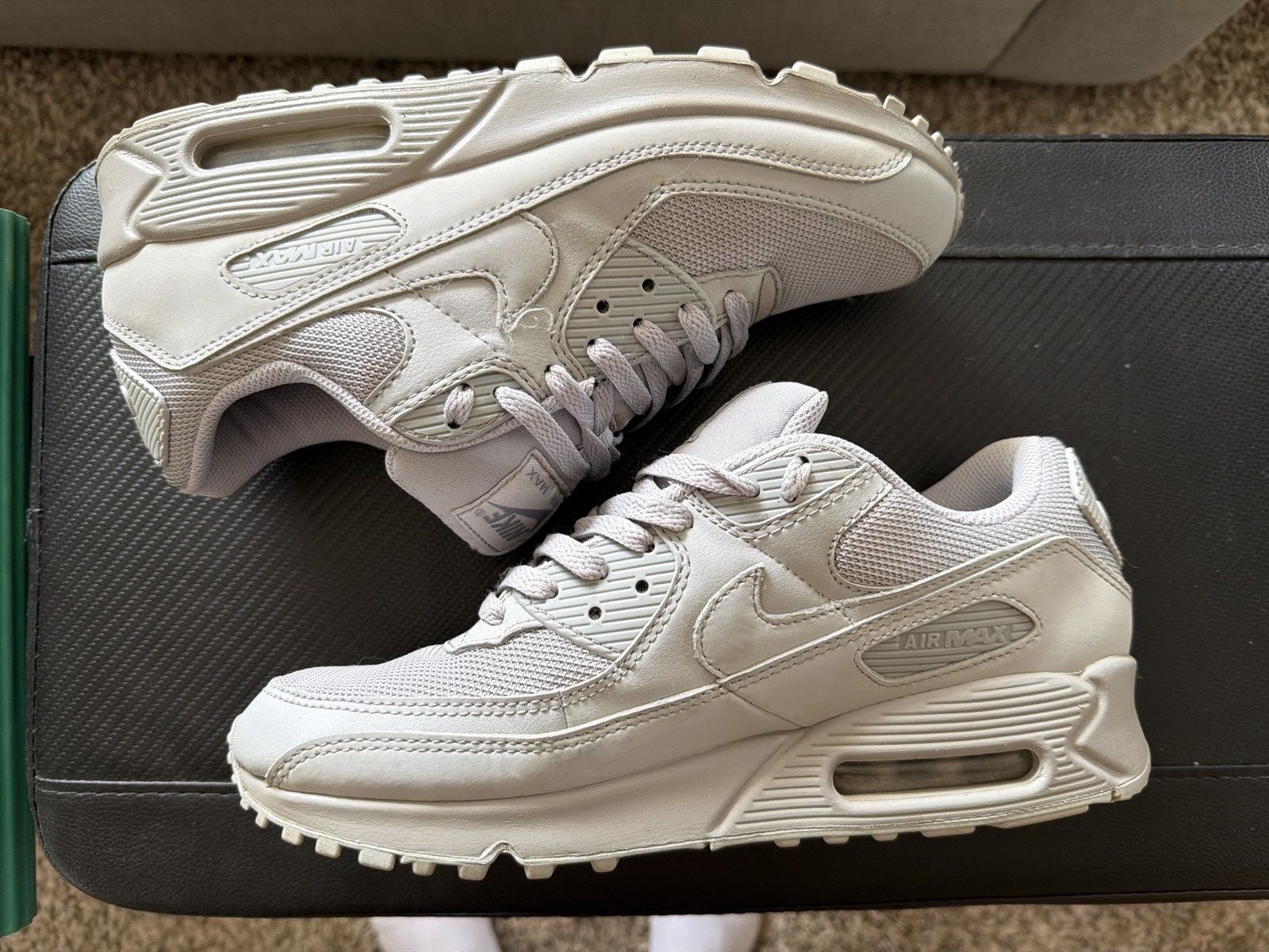 Nike Nike Air Max 90s Wolf Grey Size US 9 / EU 42 - 1 Thumbnail
