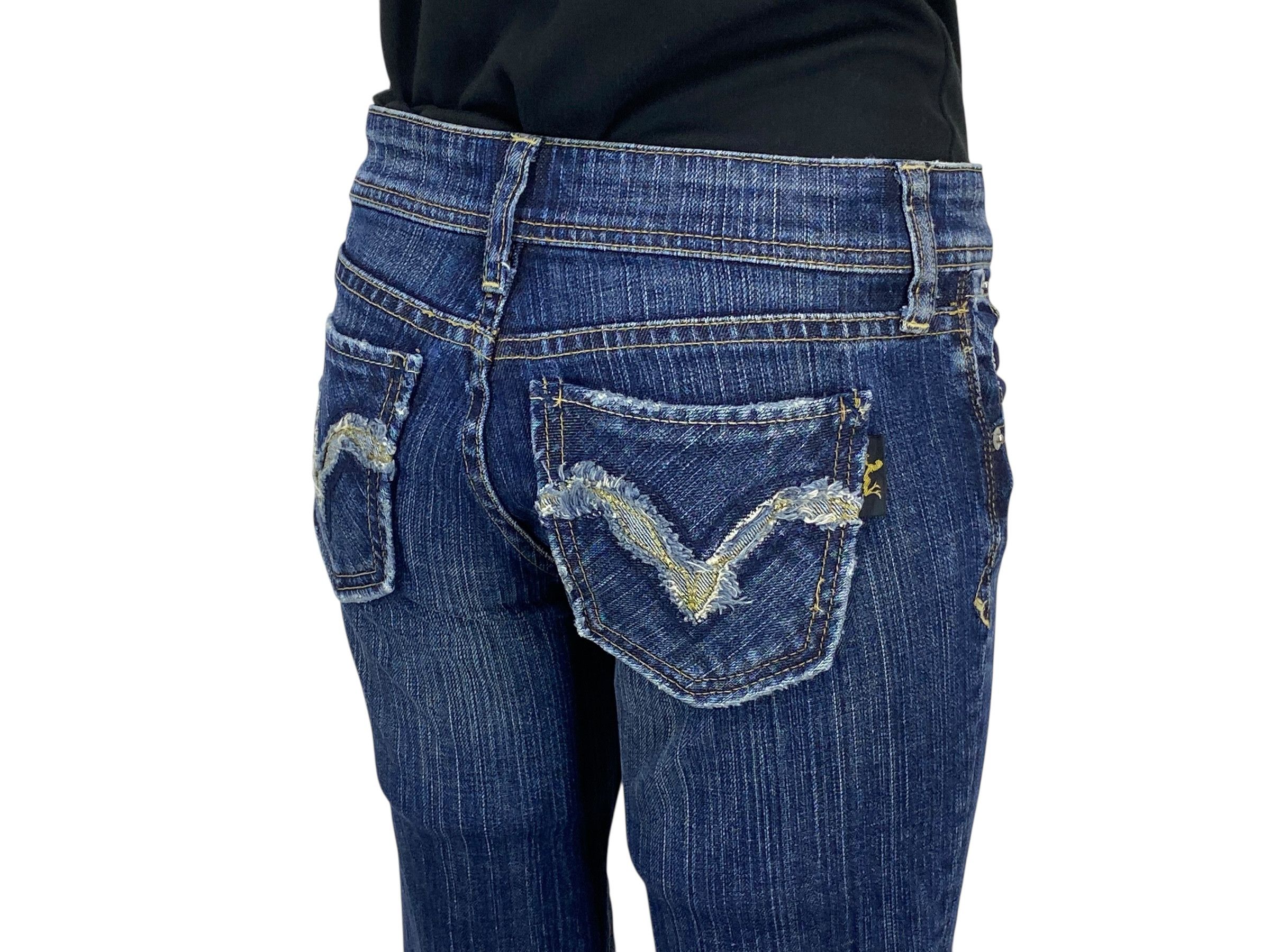 Japanese Brand Nove Low Rise Women Jeans Size 26" / US 2 / IT 38 - 7 Thumbnail
