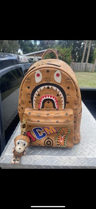 Bape Mcm Shark Backpack