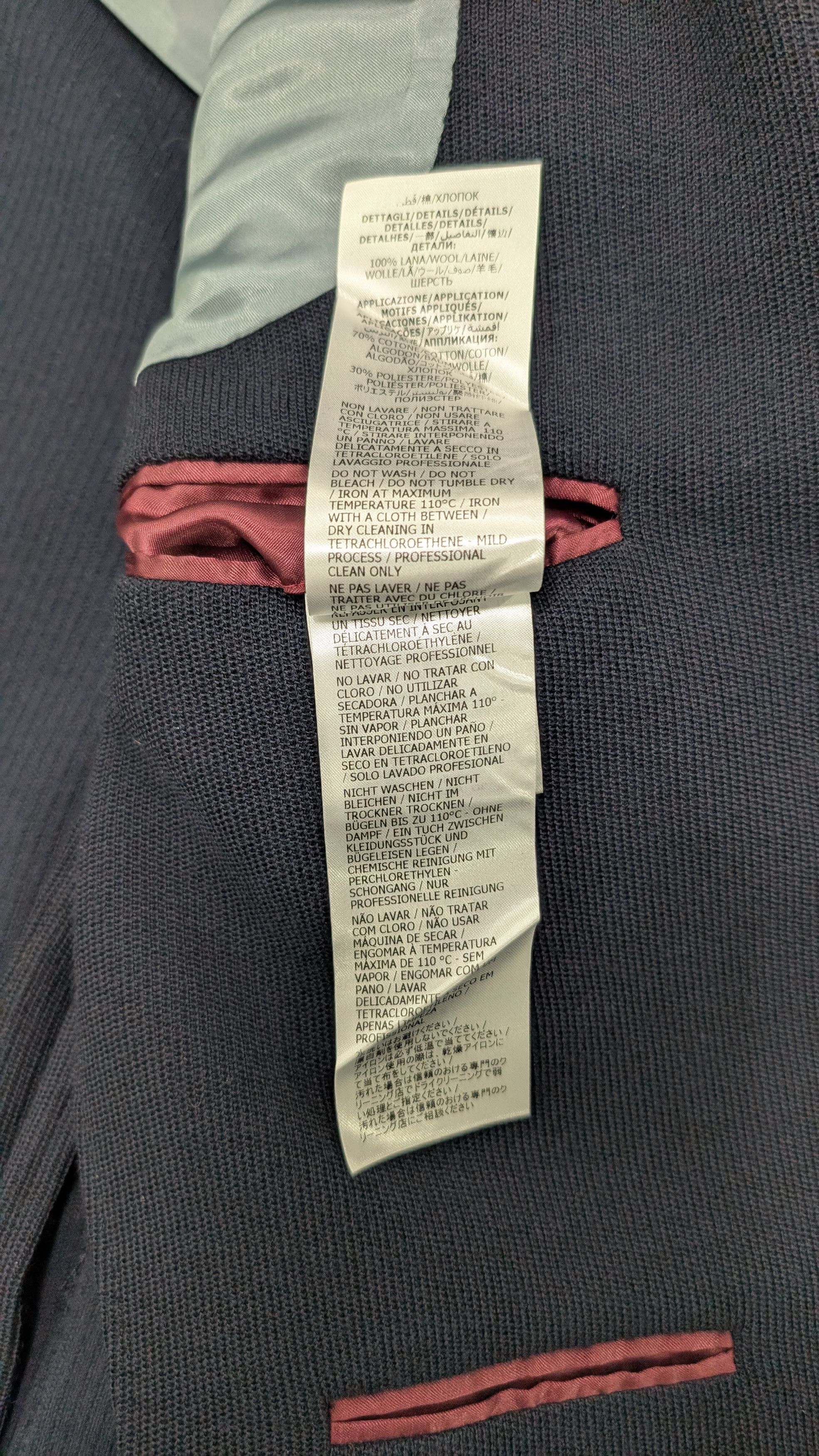 Gucci Gucci Fo Palma Blazer – Wool/Cotton Jersey – Size 50 Size 50R - 20 Thumbnail
