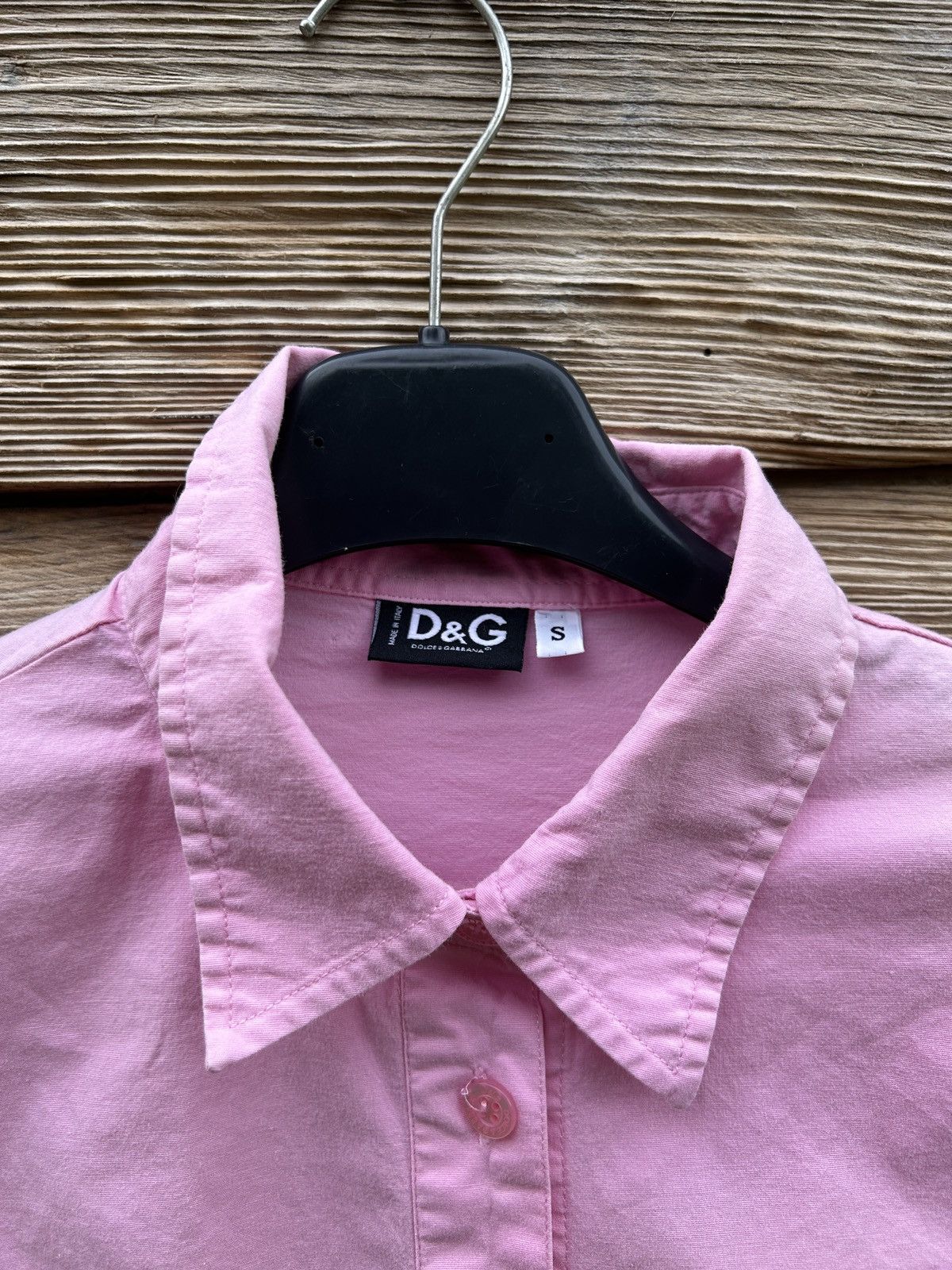 Dolce & Gabbana Dolce & Gabbana Long Sleeve Button Up Shirt In Pink Size S / US 4 / IT 40 - 8 Thumbnail