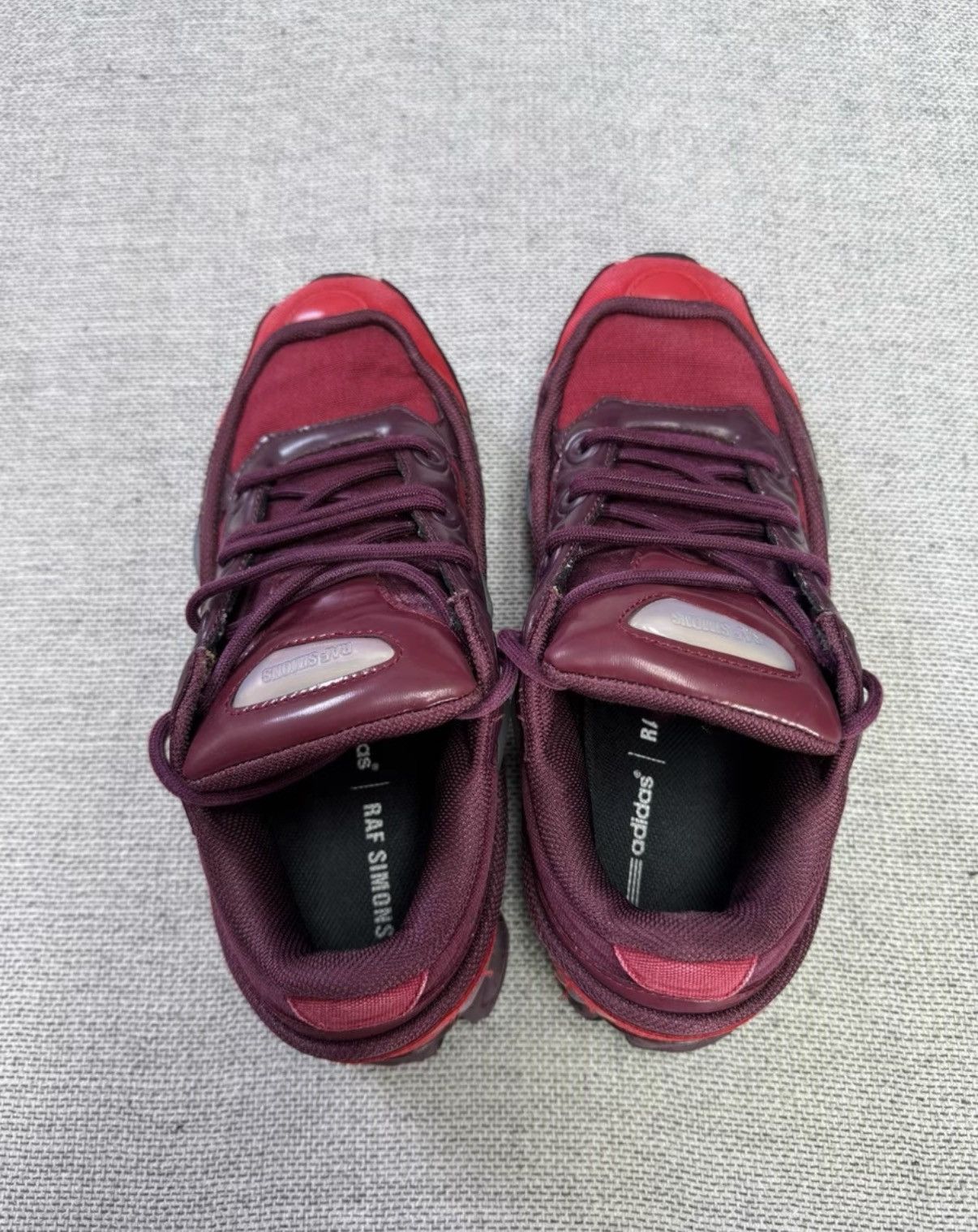 Adidas Adidas Raf Simons Ozweego Burgundy colorway K37 Size US 8 / EU 41 - 6 Thumbnail