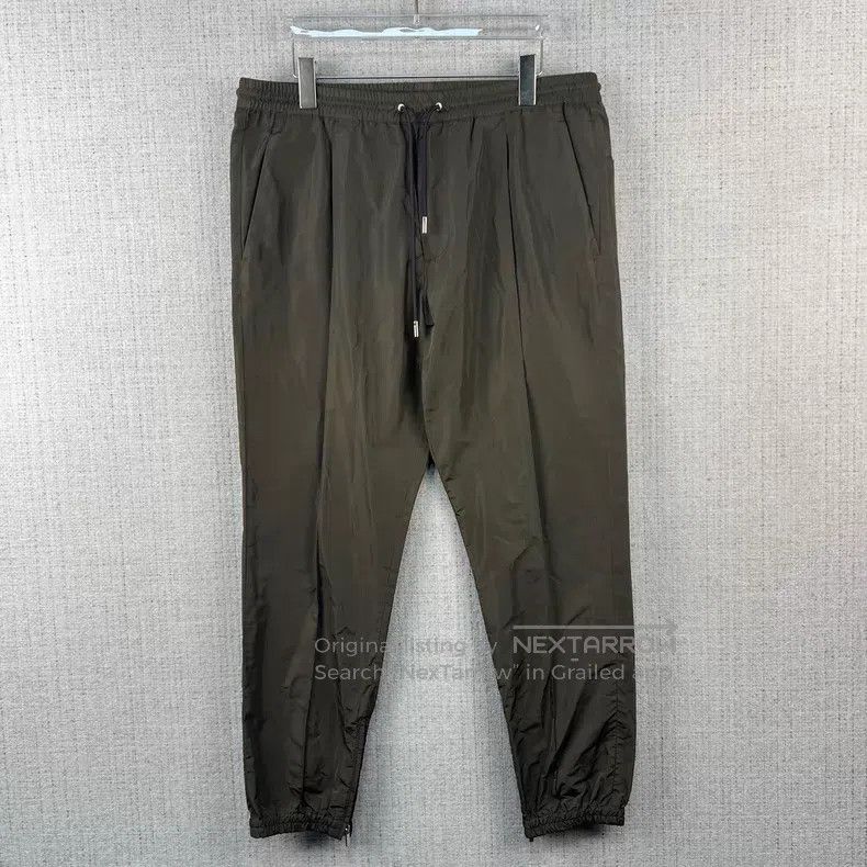 Dior Dior Solid colour drawstring straight casual pants Size US 34 / EU 50 - 1 Thumbnail