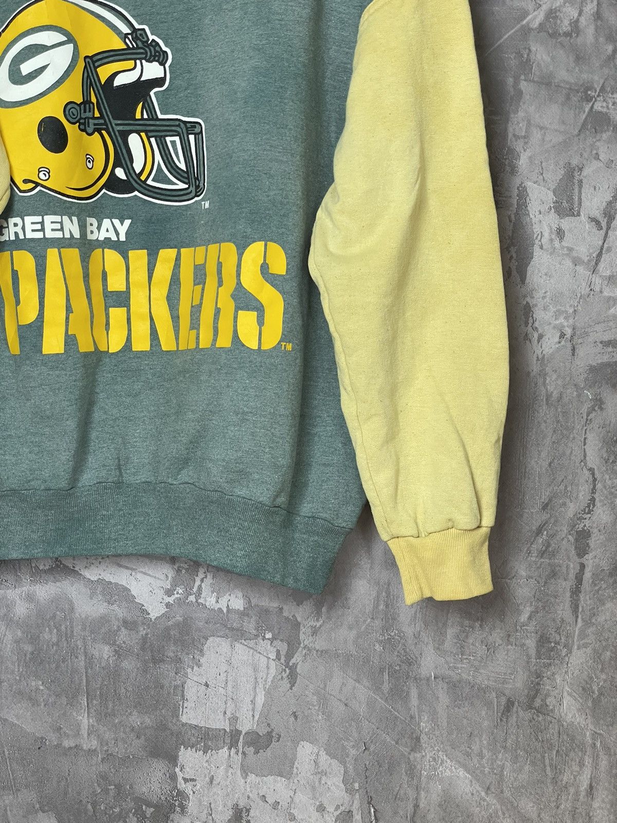 NFL × Vintage Vintage NFL Green Bay Packers Pullover Sweatshirt 1/3zip Size US XL / EU 56 / 4 - 6 Thumbnail