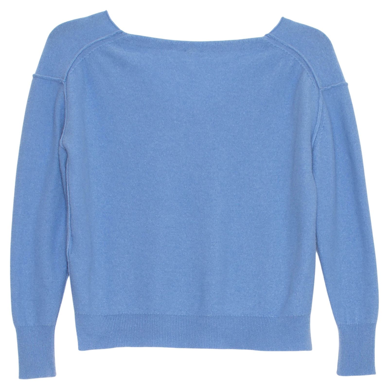 Free People Free People Harmony Cashmere Sweater Blue S Oversized Lounge Size S / US 4 / IT 40 - 3 Thumbnail