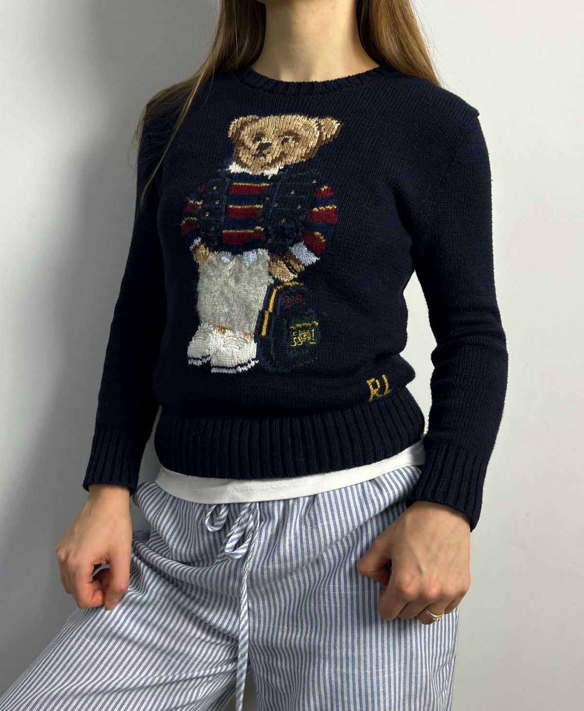 Polo Ralph Lauren Vintage sweater knit PRL polo bear Ralph Lauren kids Size XXS / US 00 / IT 34 - 2 Thumbnail