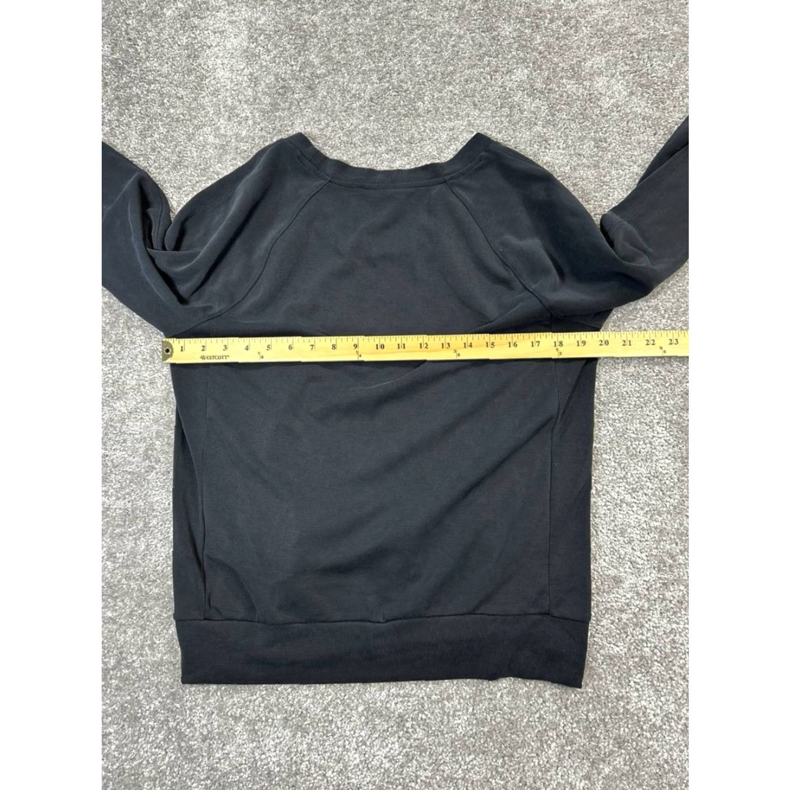 Athleta Athleta Sweatshirt Womens Medium Black Running Pullover Crew Neck Long Sleeve Activewear Sports Logo 90s? Size M / US 6-8 / IT 42-44 - 7 Thumbnail