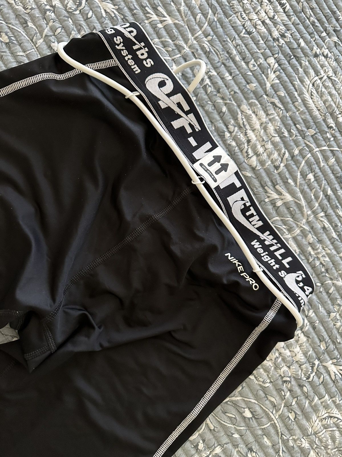 Nike Nike Pro x Off-White Leggings (Medium) Size US 32 / EU 48 - 6 Thumbnail