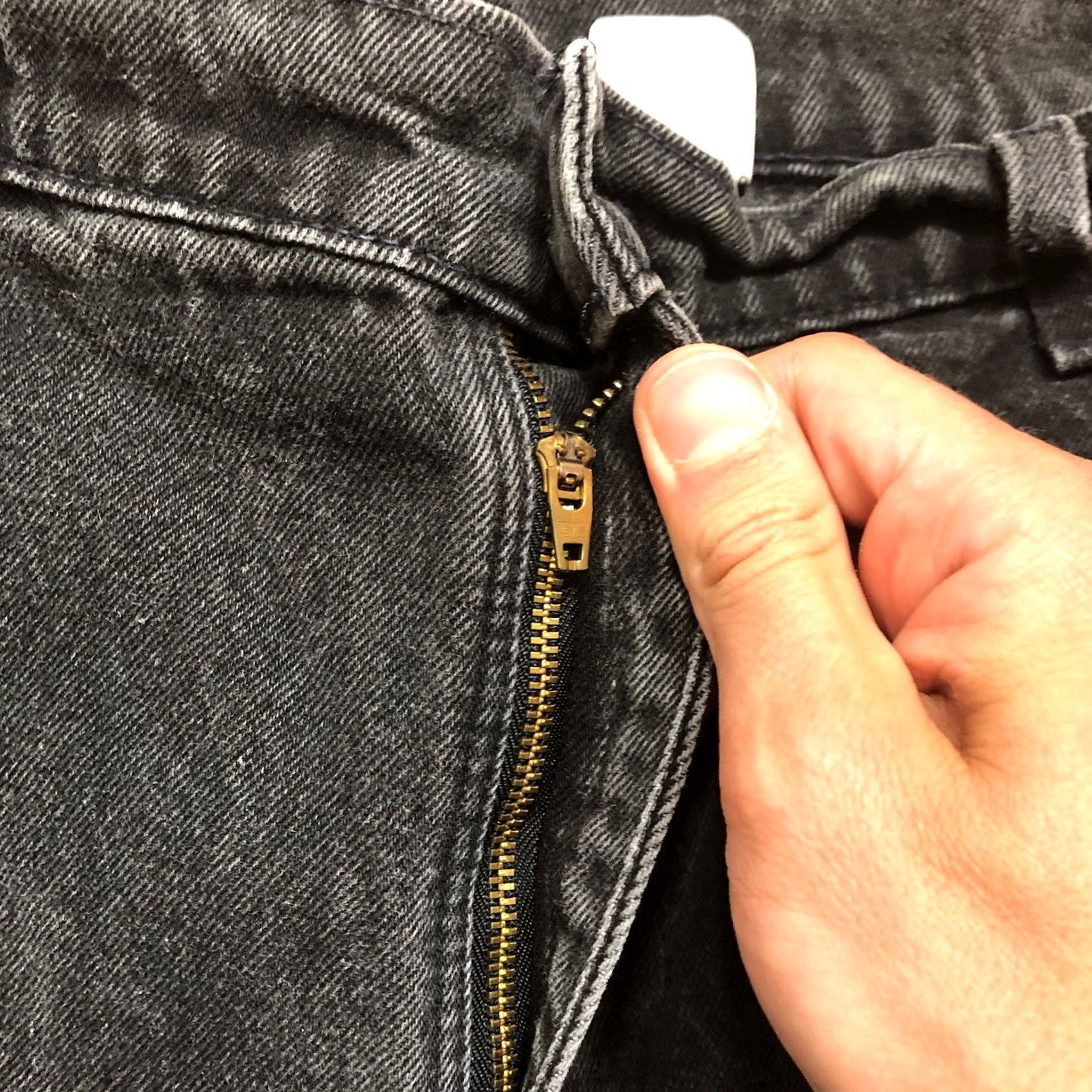 Levi's VINTAGE Levi's 522 Jeans Women 20 30 Black Tapered Fit Tapered Leg USA 90s Size 42" / US 20 - 6 Thumbnail
