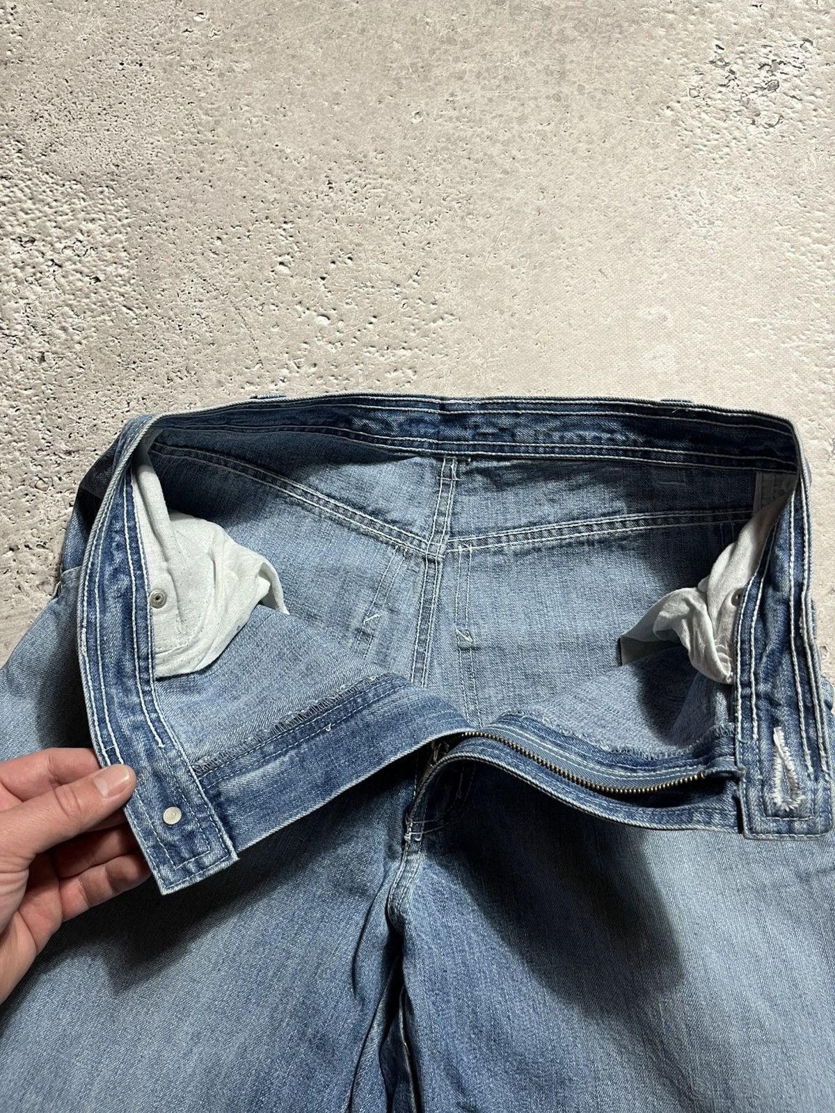 Vintage Vintage Y2K Baggy Carpenter Jeans Flame Basketball Patch Size US 29 - 12 Thumbnail