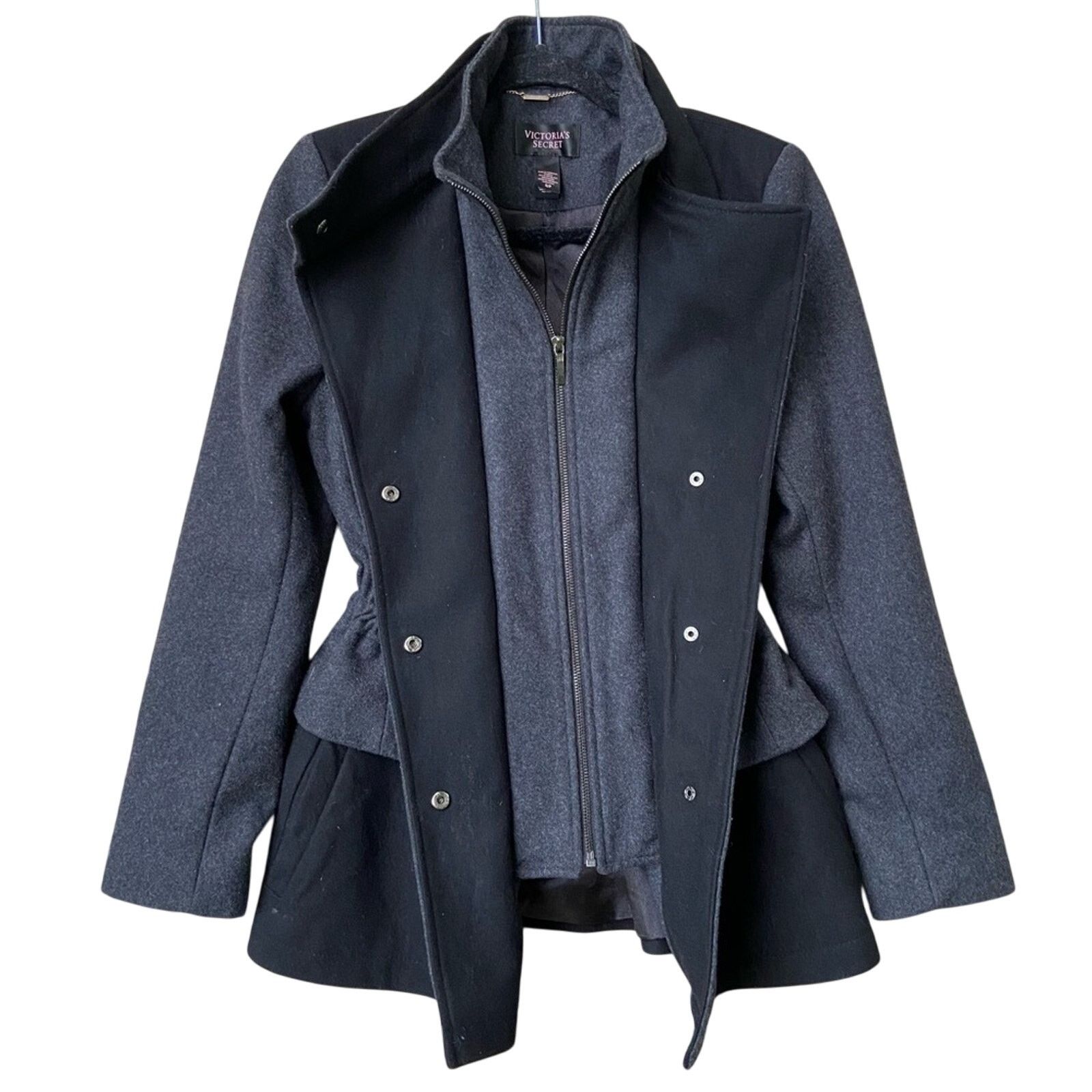 Victoria's Secret Victoria's Secret Womens Small Button Up Winter Coat Jacket Size S / US 4 / IT 40 - 3 Thumbnail