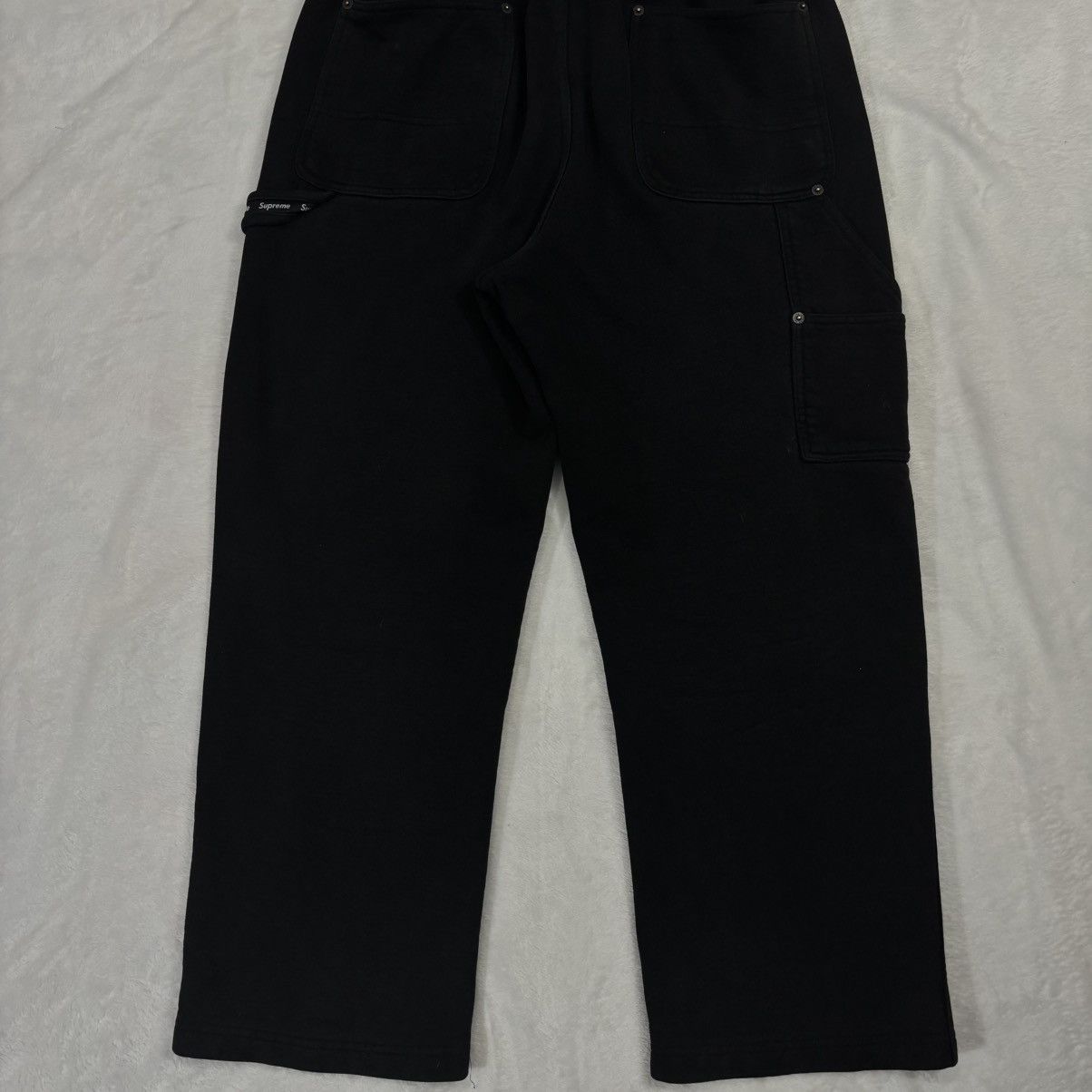 Supreme Supreme Baggy Sweatpants Double Knee Painter Black Mens S Size US 30 / EU 46 - 4 Thumbnail