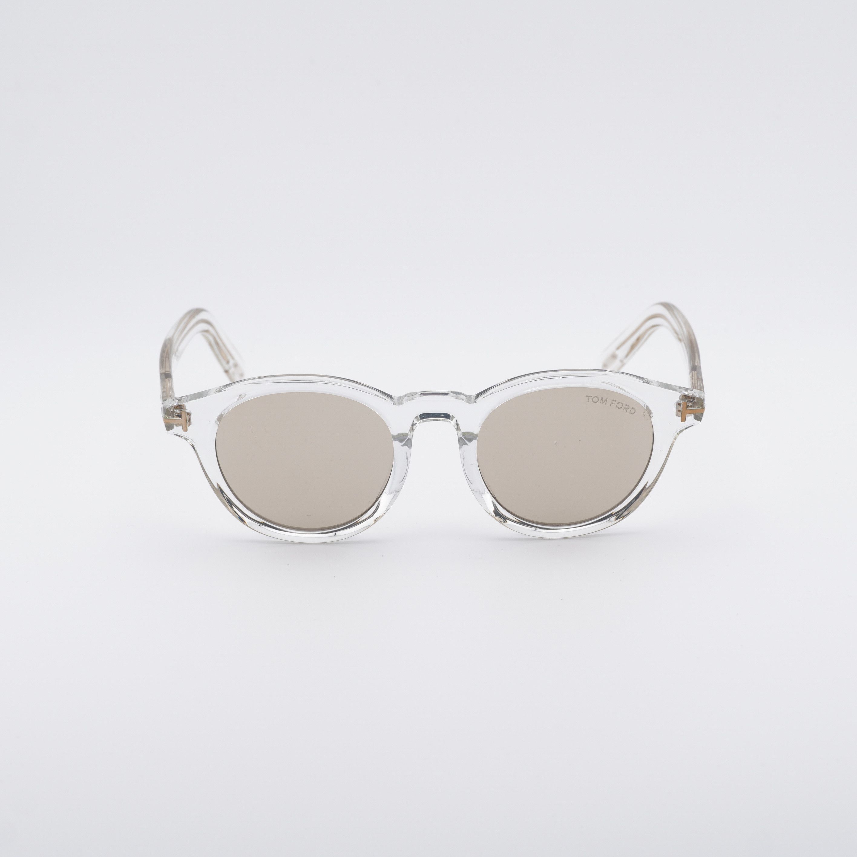Tom Ford Tom Ford FT1123-D 26E Sunglasses Crystal Round Frame Size ONE SIZE - 6 Thumbnail
