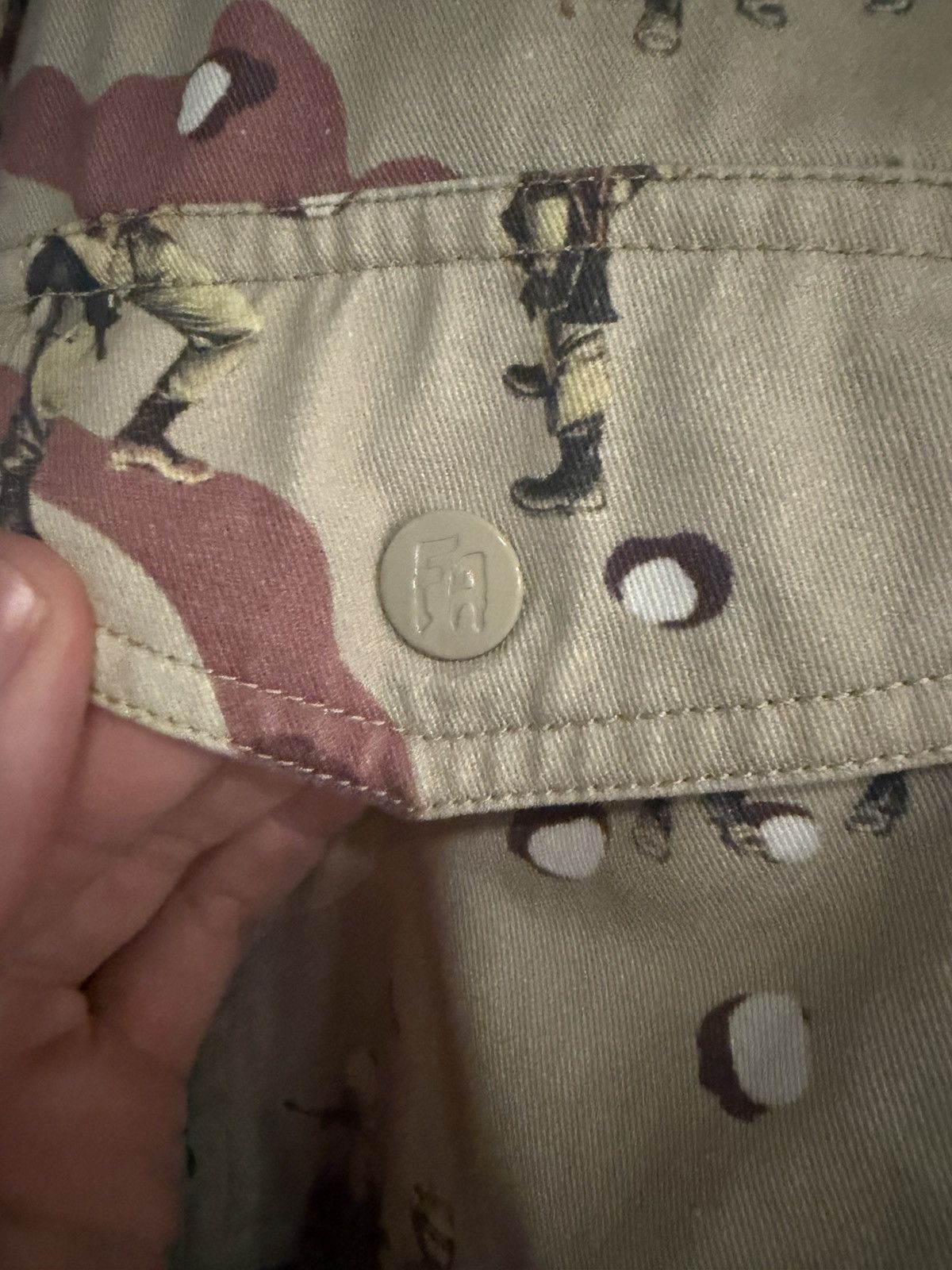 Fucking Awesome fucking awesome camo soldiers jacket Size US XL / EU 56 / 4 - 4 Thumbnail