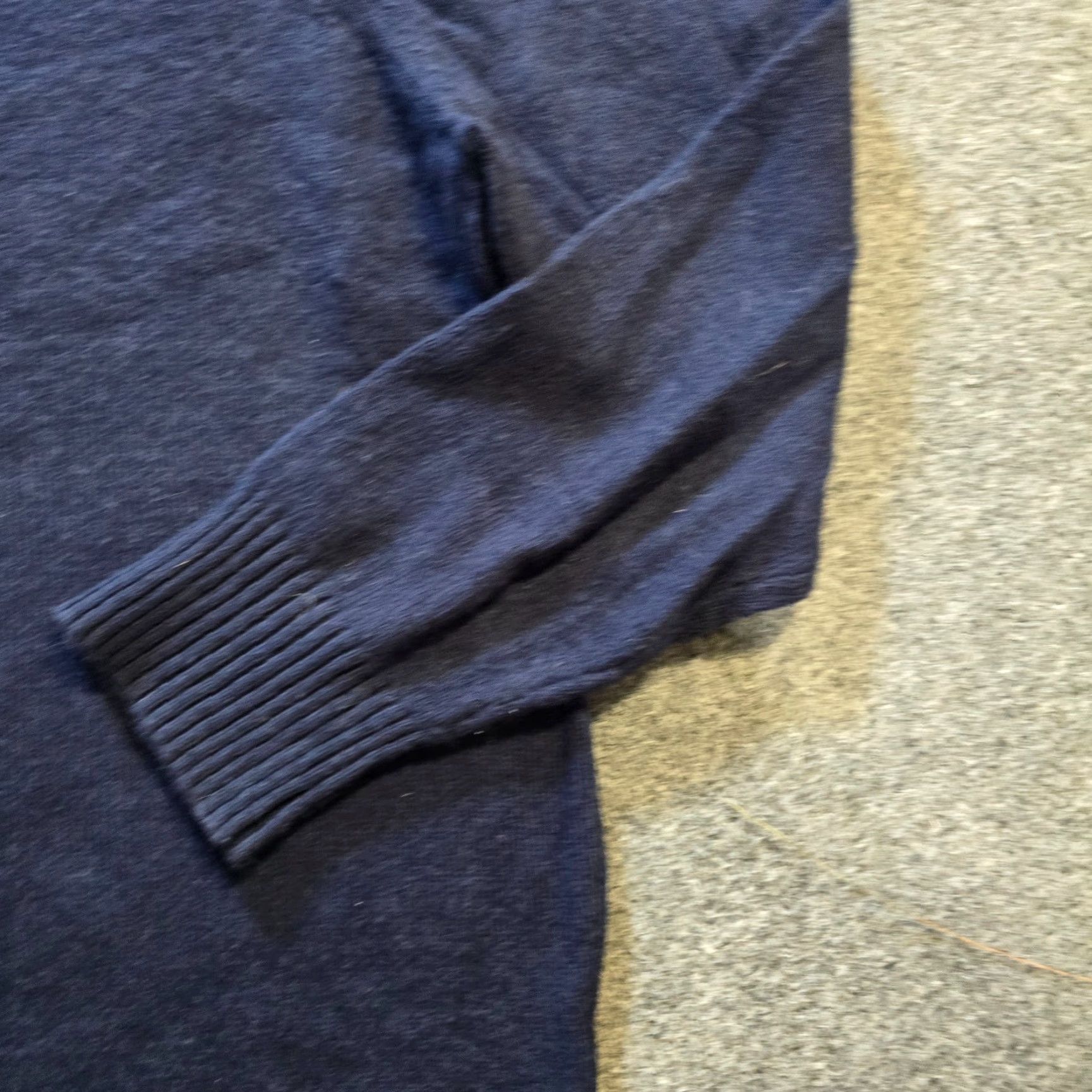 J.Crew J.CREW Sweater Men XL Blue Henley Lambswool Knit Long Sleeve Capsule Casual Size US XL / EU 56 / 4 - 3 Thumbnail